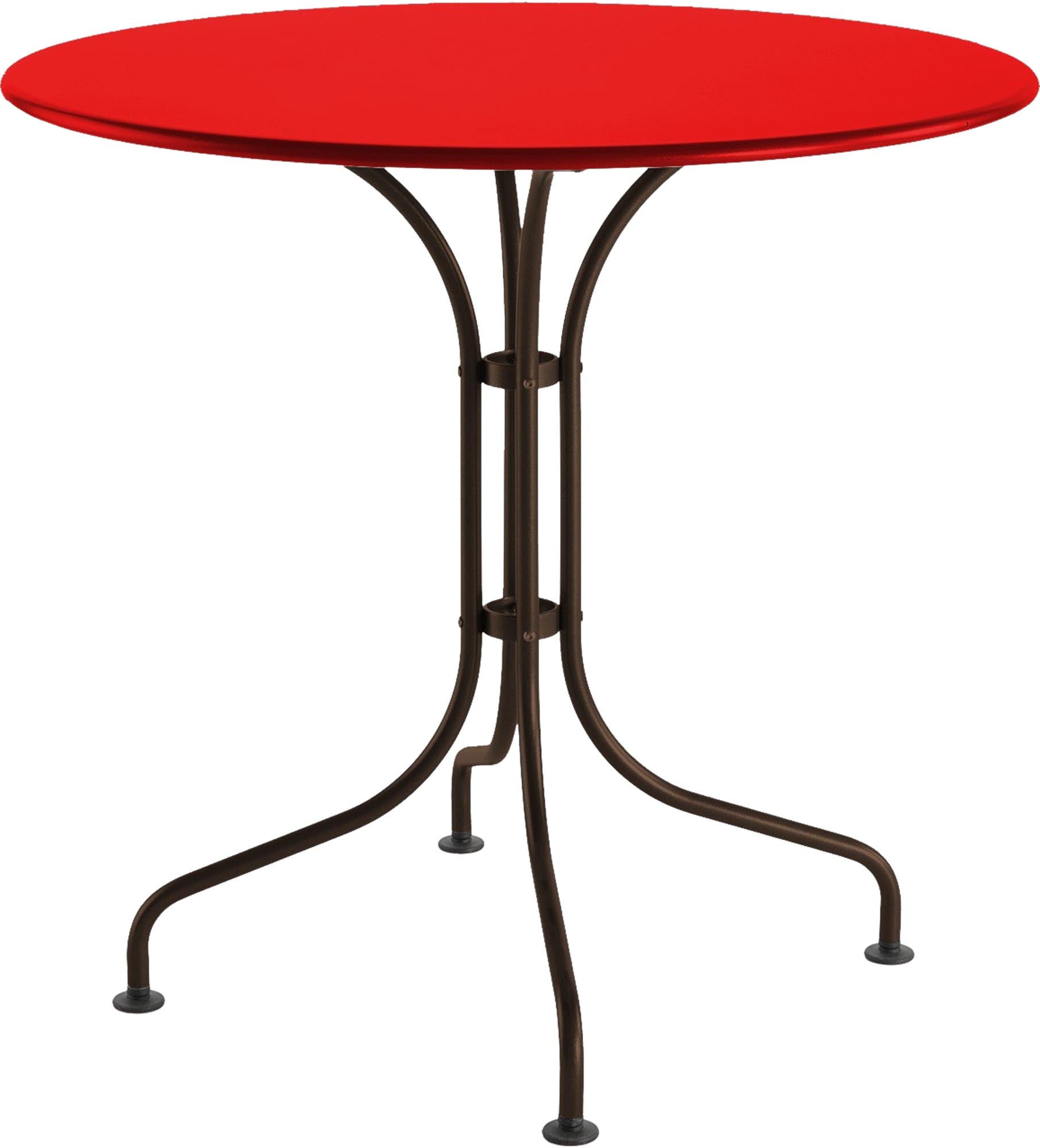 Metalltisch St. Moritz ø 80: Zeitloses Design für Ihren Aussenbereich.