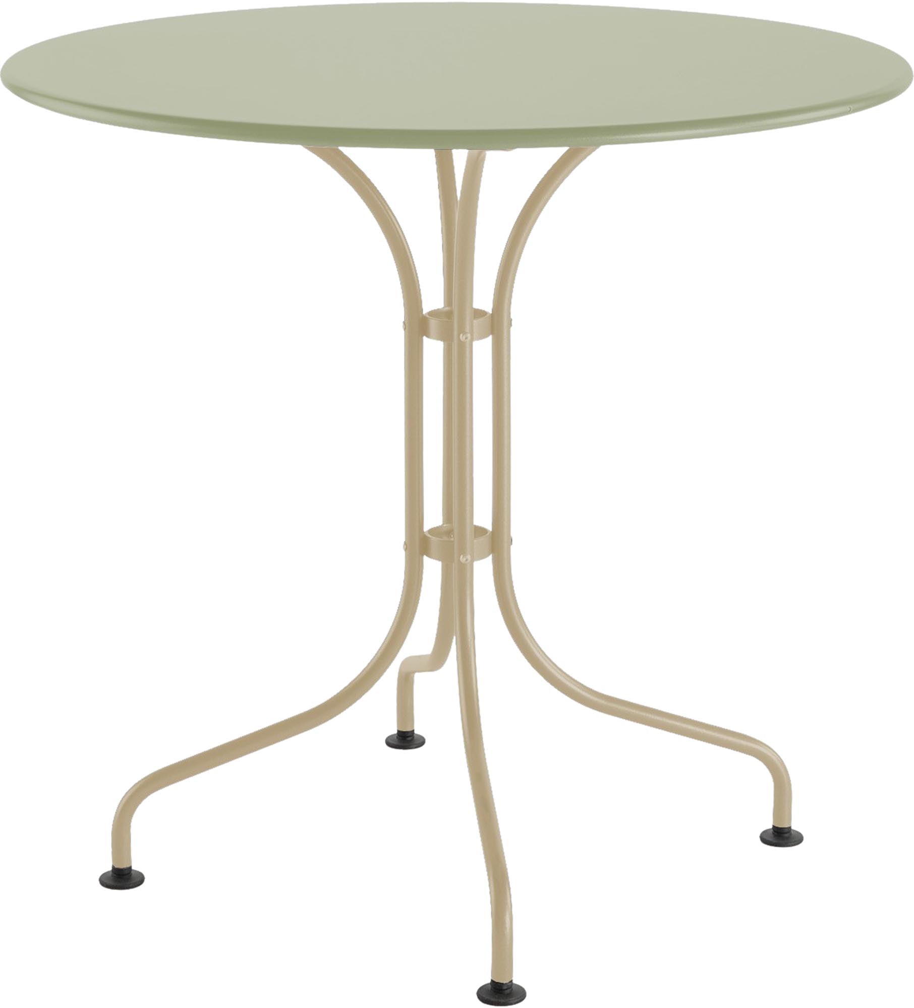 Metalltisch St. Moritz ø 80: Zeitloses Design für Ihren Aussenbereich.