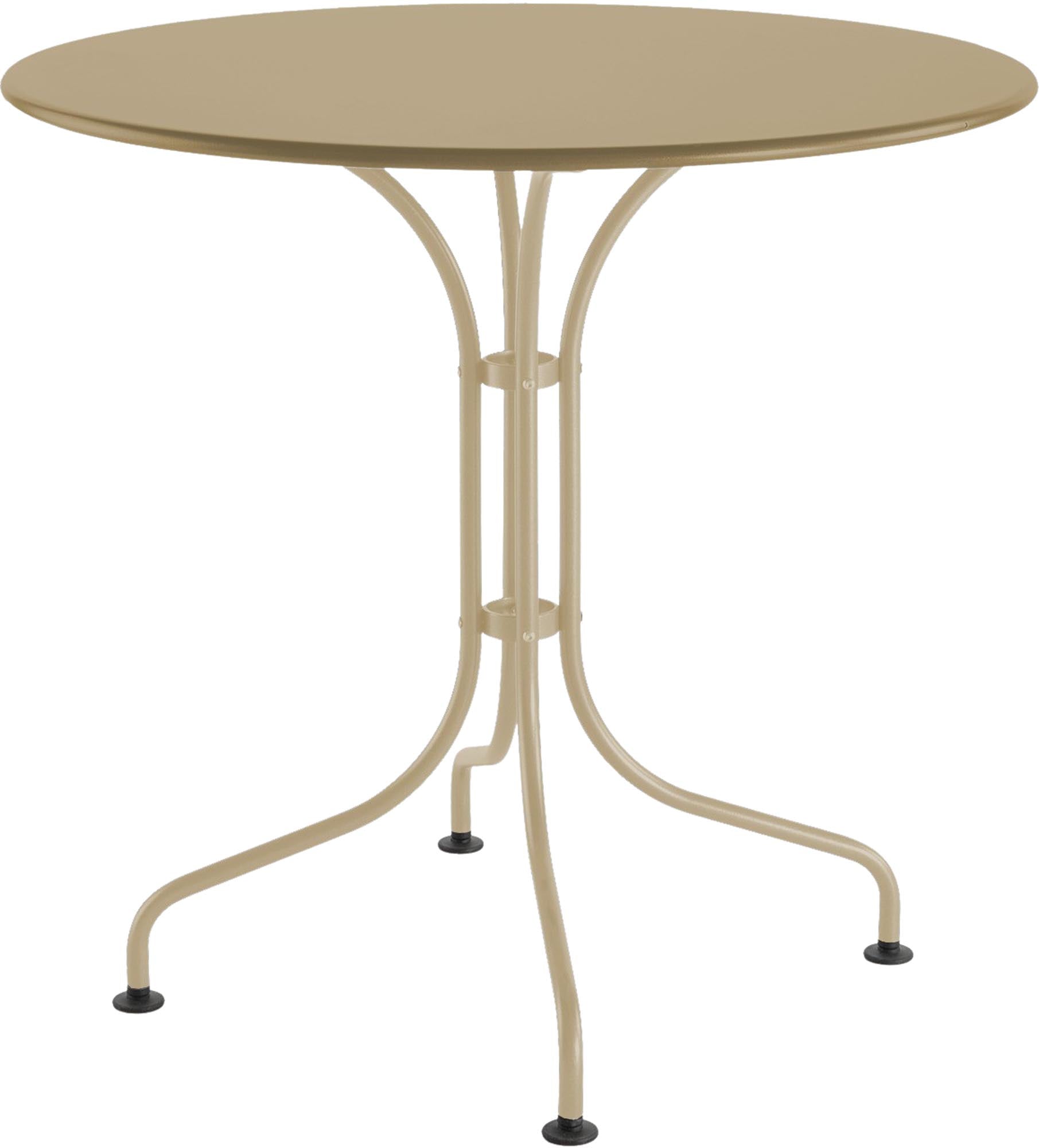 St. Moritz Metall-Gartentisch ø80 von Schaffner – eleganter, wetterfester Rundtisch aus Stahl, ideal für Garten, Balkon oder Terrasse, langlebig und stilvoll.