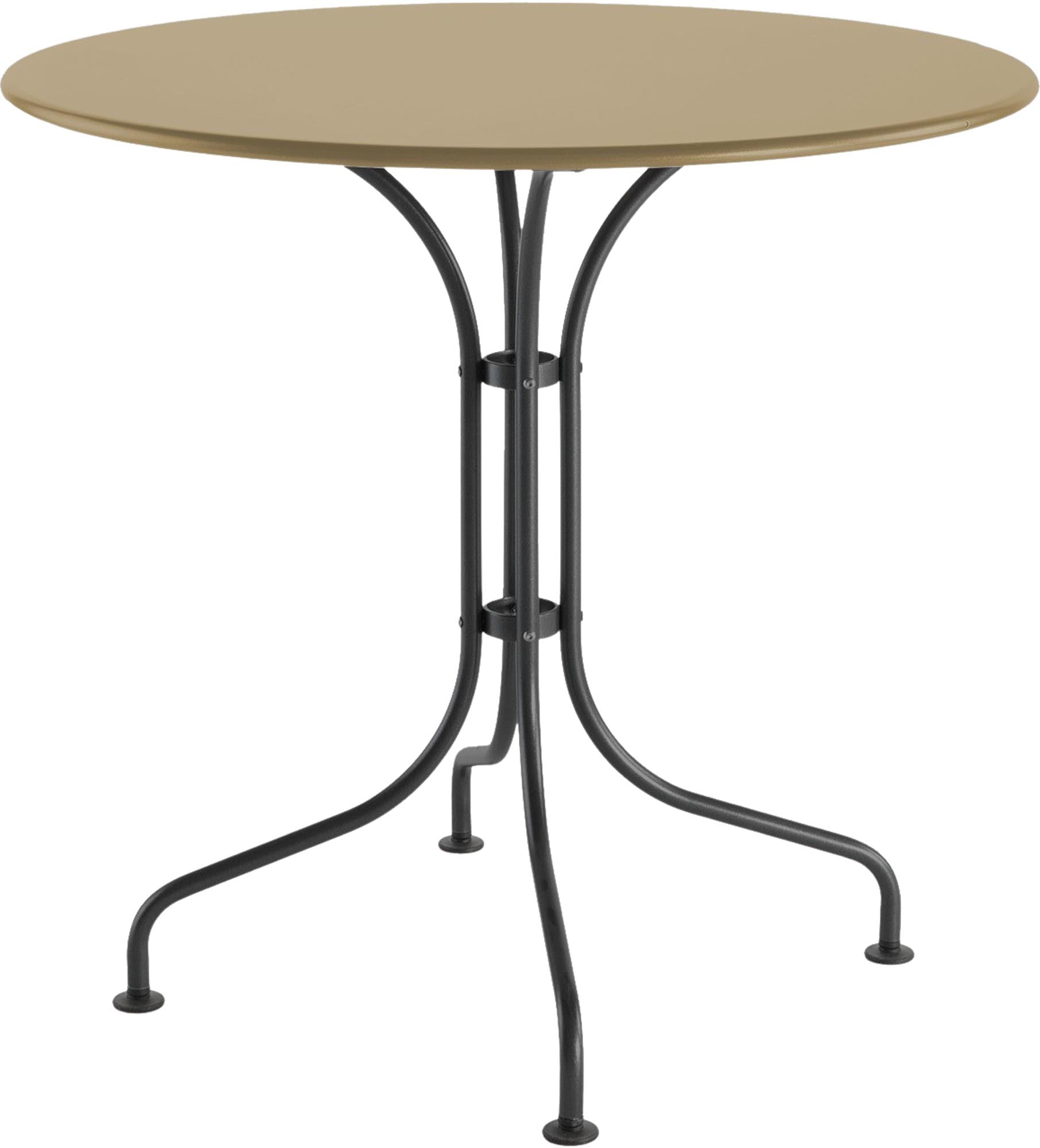 St. Moritz Metall-Gartentisch ø80 von Schaffner – eleganter, wetterfester Rundtisch aus robustem Stahl, ideal für Garten, Balkon oder Terrasse, langlebig und stilvoll.