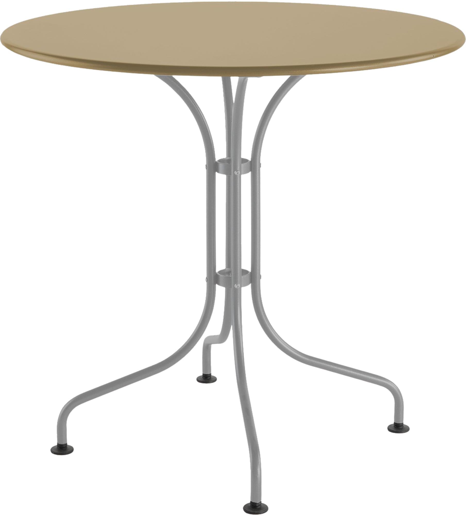 St. Moritz Metall-Gartentisch ø80 von Schaffner – eleganter, wetterfester Rundtisch aus robustem Stahl, ideal für Garten, Balkon oder Terrasse, langlebig und stilvoll.