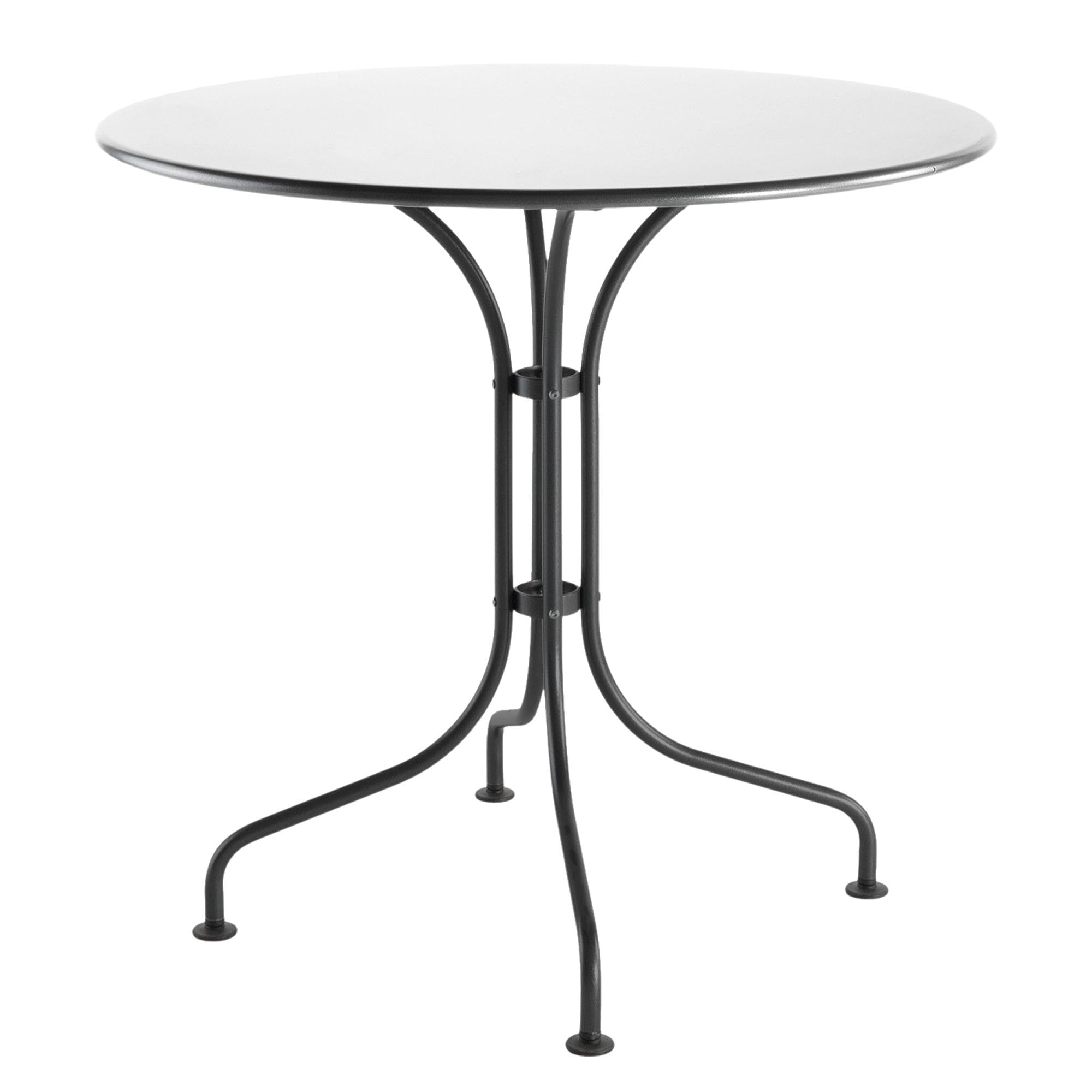 St. Moritz Metall-Gartentisch ø80 von Schaffner – eleganter, wetterfester Rundtisch aus robustem Stahl, ideal für Garten, Balkon oder Terrasse, langlebig und pflegeleicht.