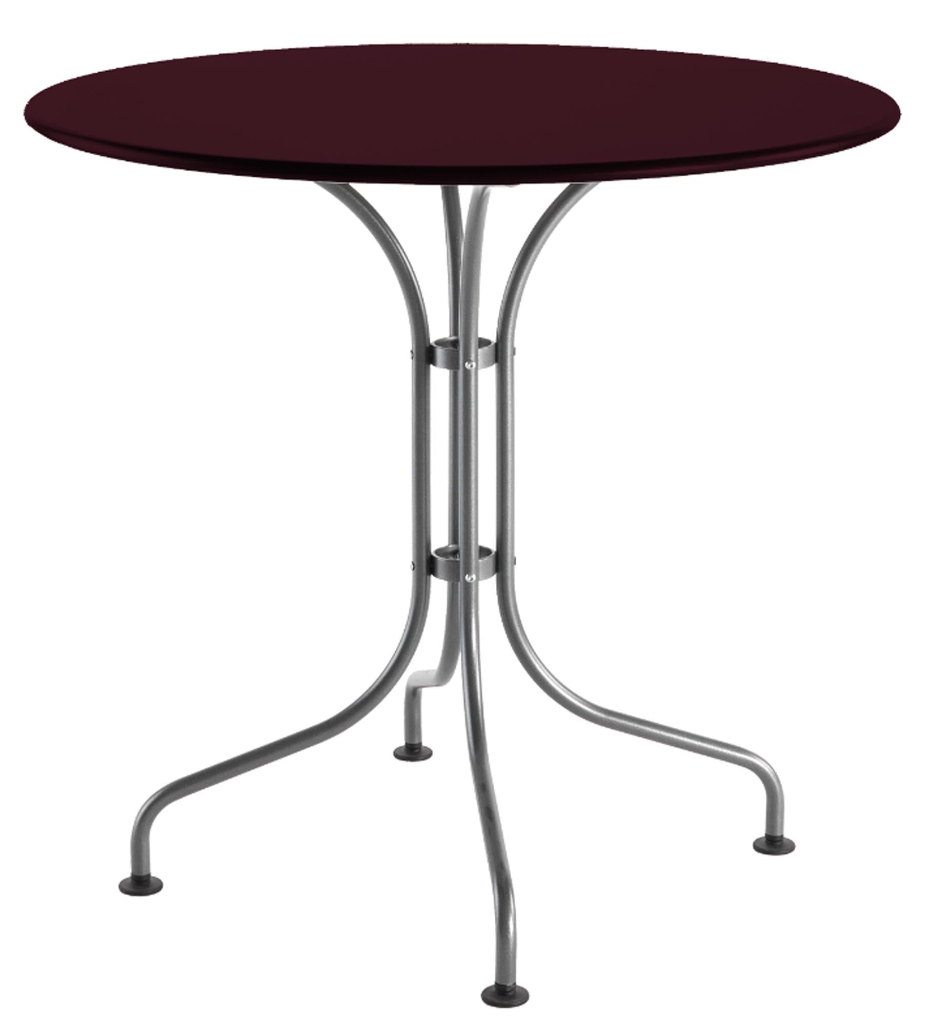 Entdecken Sie den eleganten St. Moritz Metall-Gartentisch ø90 von Schaffner – wetterfest, langlebig und ideal für kleine Außenbereiche mit zeitlosem Design.