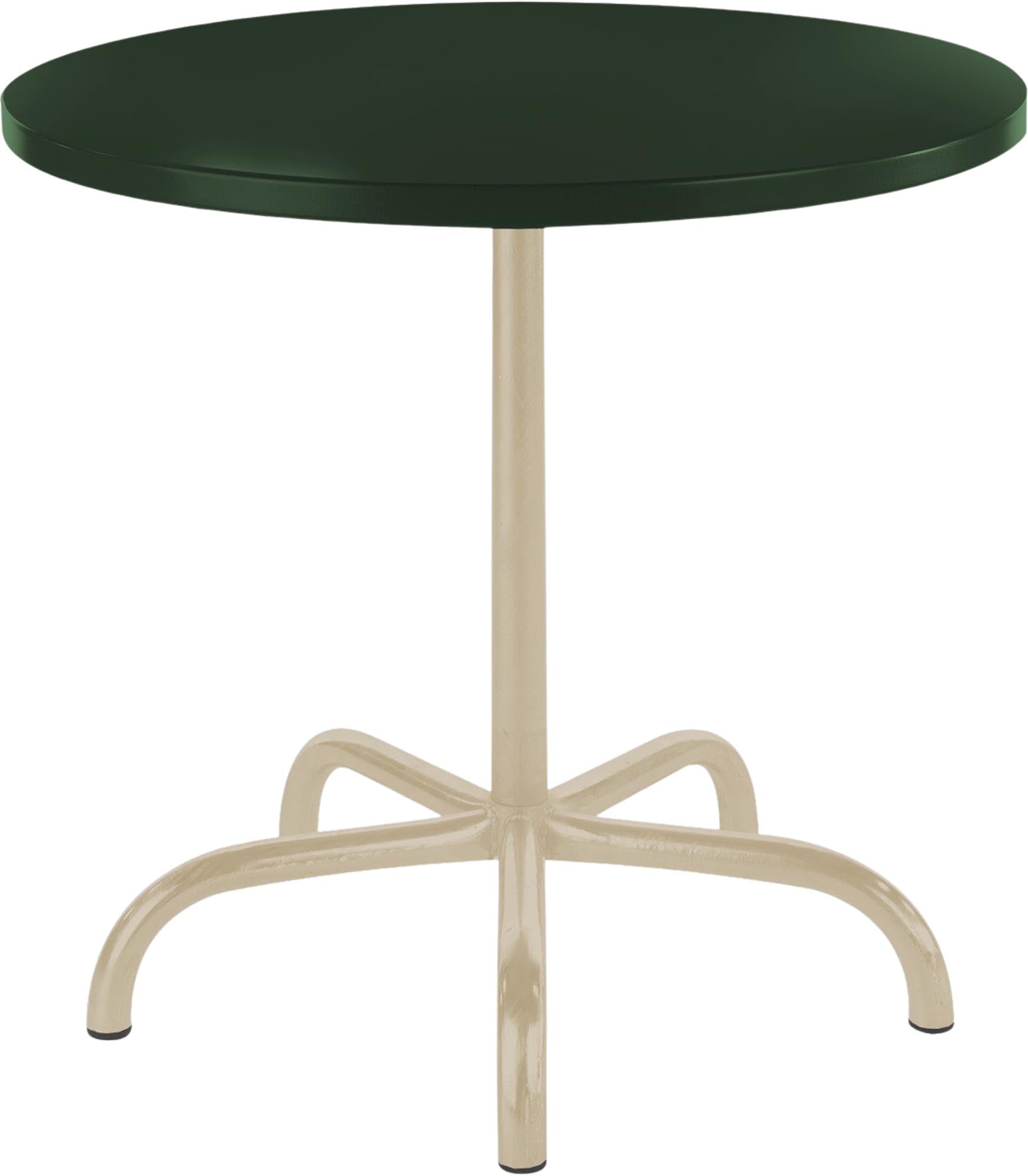 Eleganter runder Tisch Säntis von Schaffner für stilvolle Gärten.