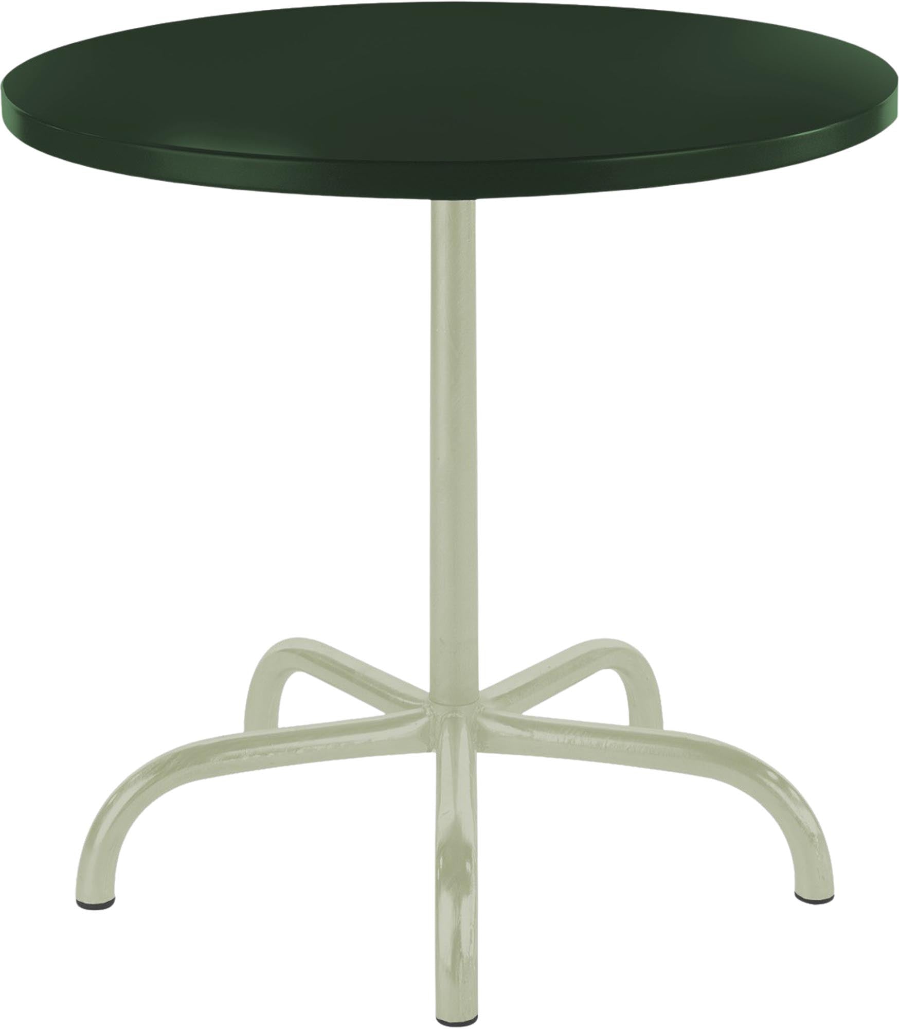 Hochwertiger Säntis Metall-Gartentisch ø80 cm, klappbar, wetterfest, rostfrei, platzsparend, langlebig, Schweizer Qualität – perfekt für Garten, Balkon oder Terrasse.