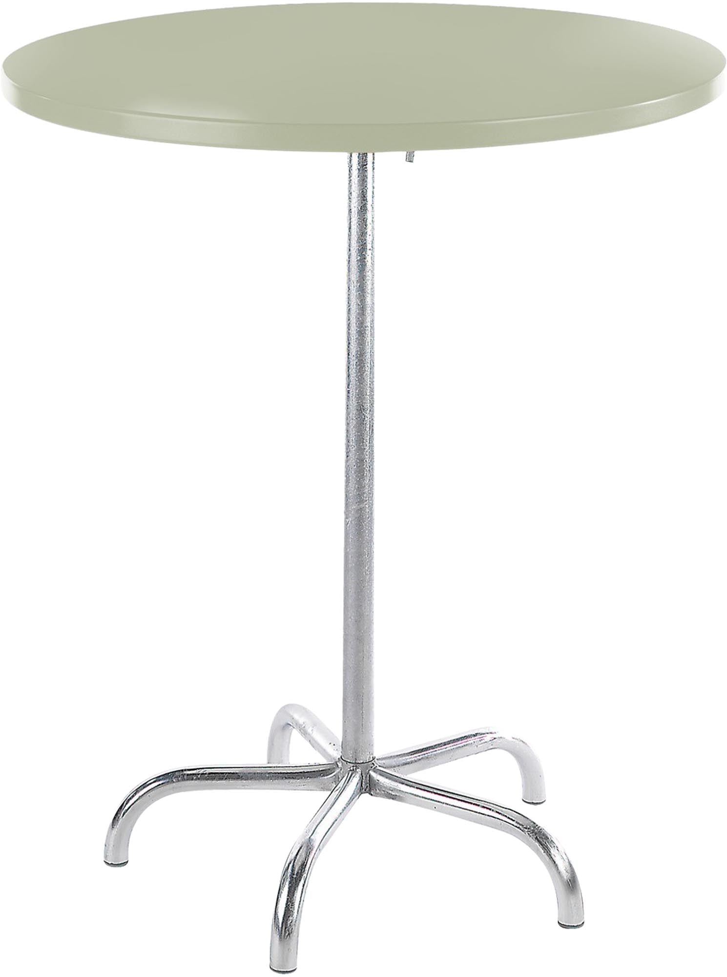 Entdecken Sie den stabilen runden Stehtisch Säntis von Schaffner – ideal für gesellige Stunden auf Terrasse und Balkon.