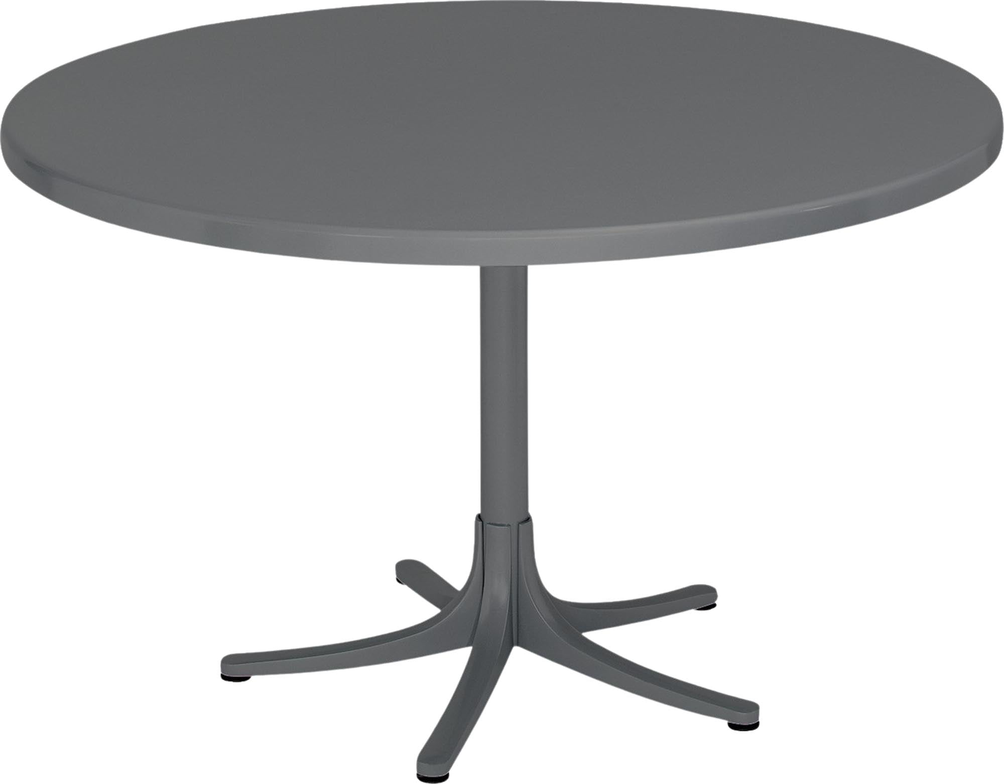 Entdecken Sie den Fiberglastisch Schaffhausen ⌀ 100 von Schaffner: wetterfest, robust, modernes Design, Schweizer Qualität, UV- & hitzebeständig für Garten, Terrasse und Balkon.