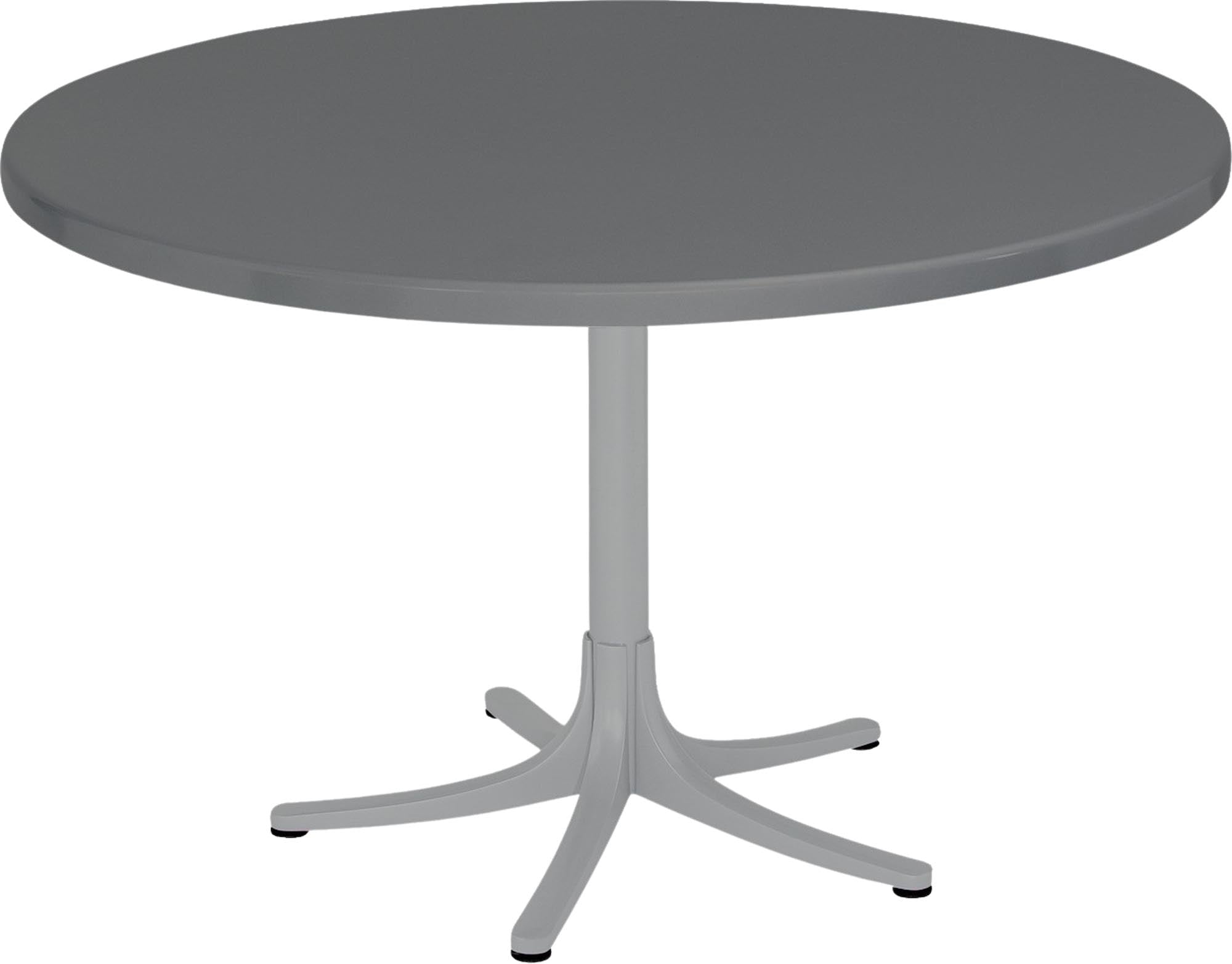 Eleganter Fiberglastisch Schaffhausen ⌀ 100: Wetterfest, pflegeleicht und ideal für gesellige Stunden im Freien. Perfekt für jeden Garten!