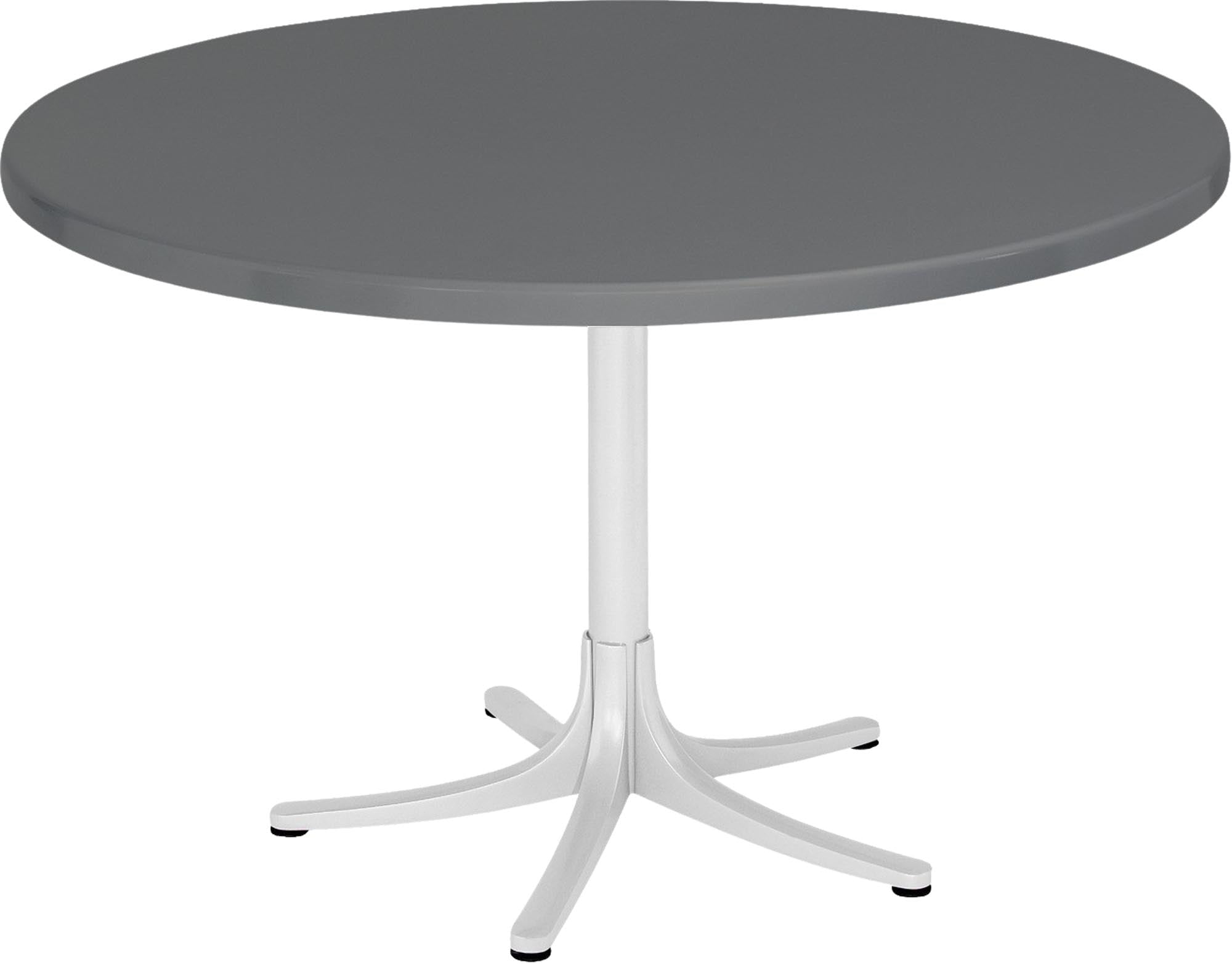 Moderner Fiberglastisch Schaffhausen ⌀ 100 – wetterfest, langlebig, Schweizer Qualität, UV- & hitzebeständig, ideal für Garten, Terrasse oder Balkon.