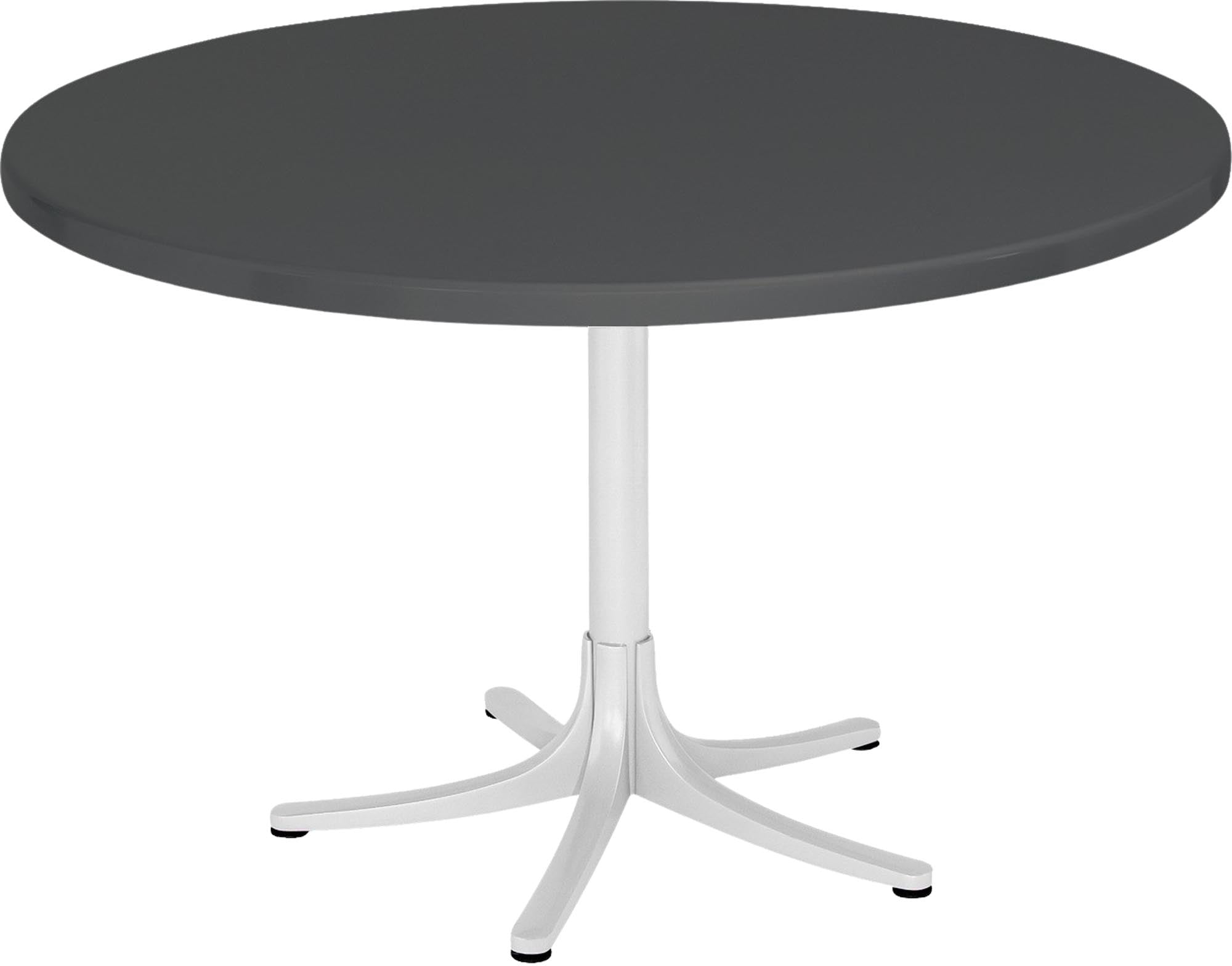 Eleganter Fiberglastisch Schaffhausen ⌀ 100 für moderne Aussenbereiche.