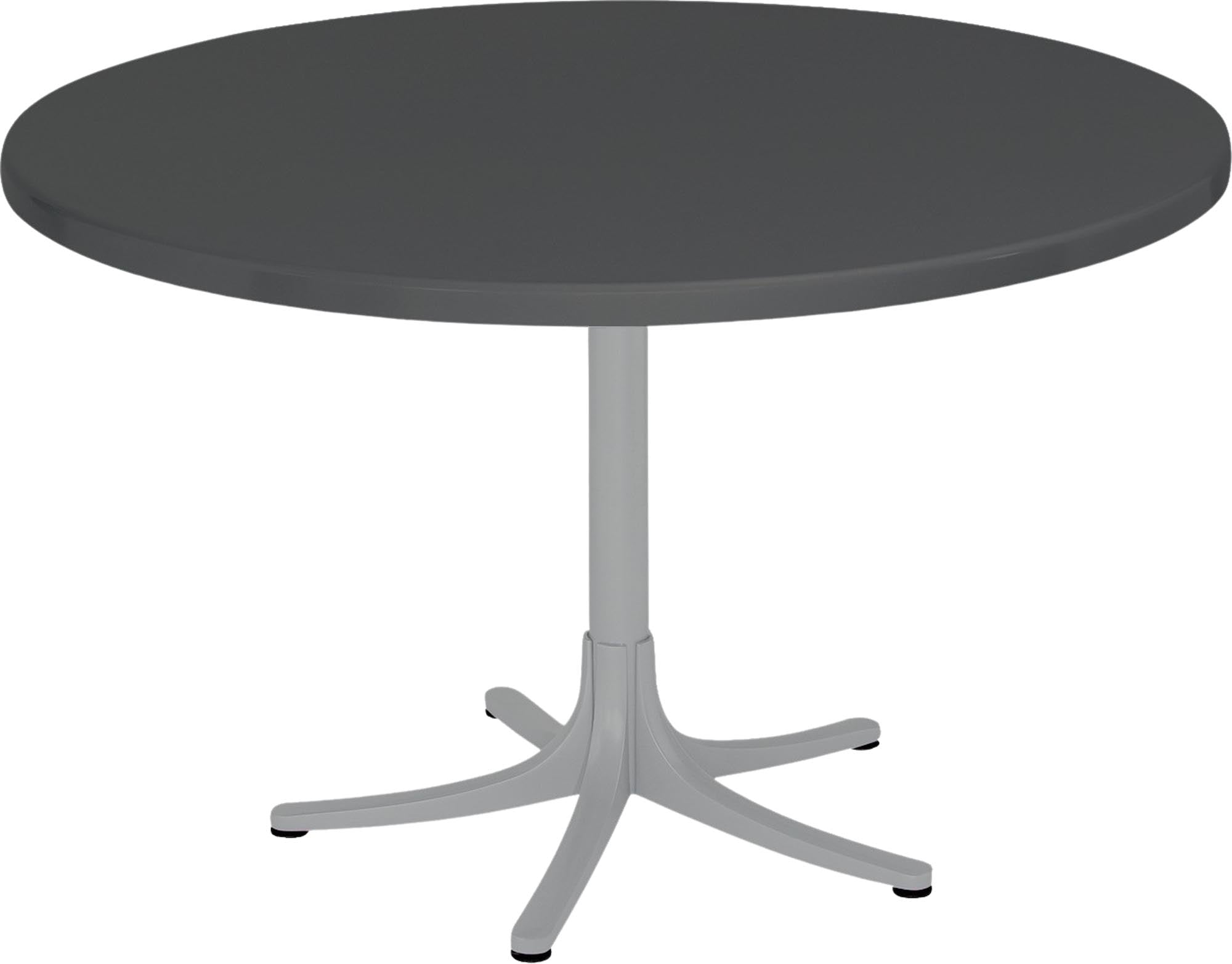 Eleganter Fiberglastisch Schaffhausen ⌀ 75 für moderne Aussenbereiche.