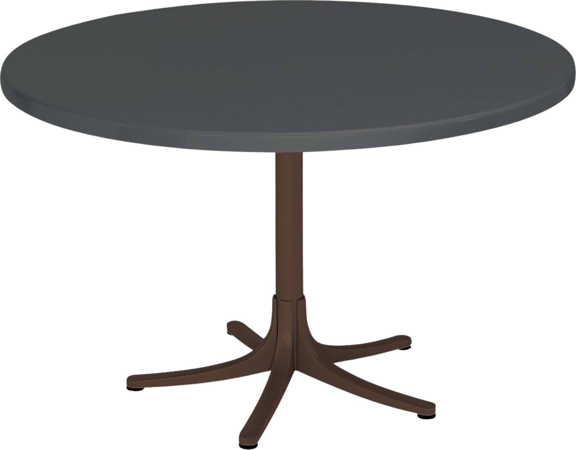 Eleganter Fiberglastisch Schaffhausen ⌀ 75 für moderne Aussenbereiche.