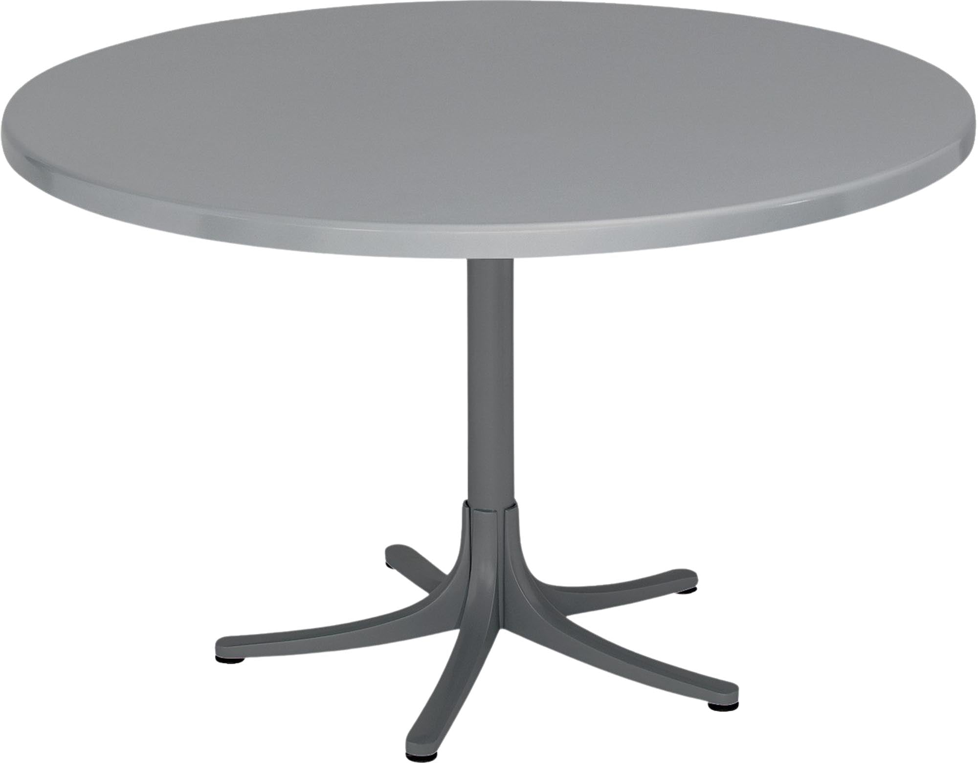 Eleganter Fiberglastisch Schaffhausen ⌀ 75 für moderne Aussenbereiche.