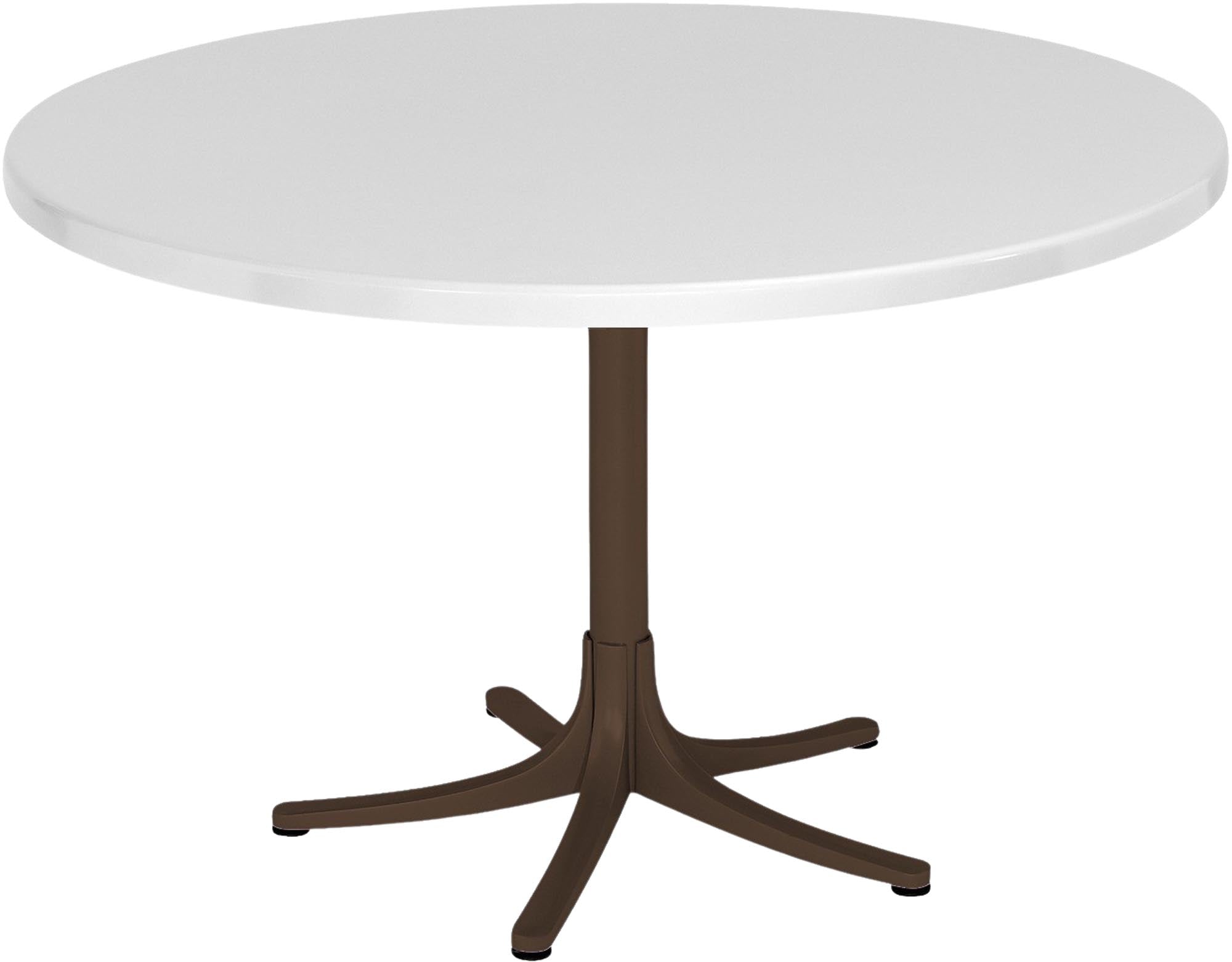 Eleganter Fiberglastisch Schaffhausen ⌀ 75 für moderne Aussenbereiche.