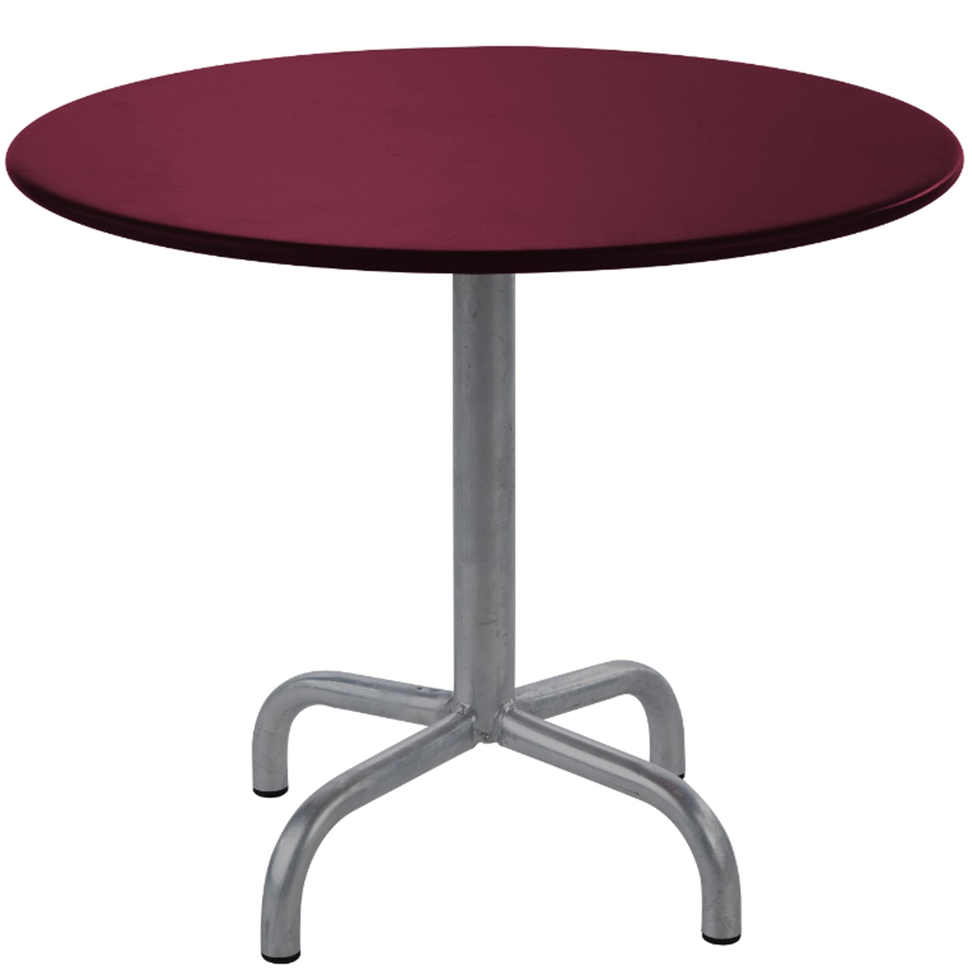 Hochwertiger Rigi Metall-Beistelltisch ø60/50 cm, wetterfest, langlebig, stilvoller Schweizer Designmix – perfekt für Garten, Balkon und Terrasse.