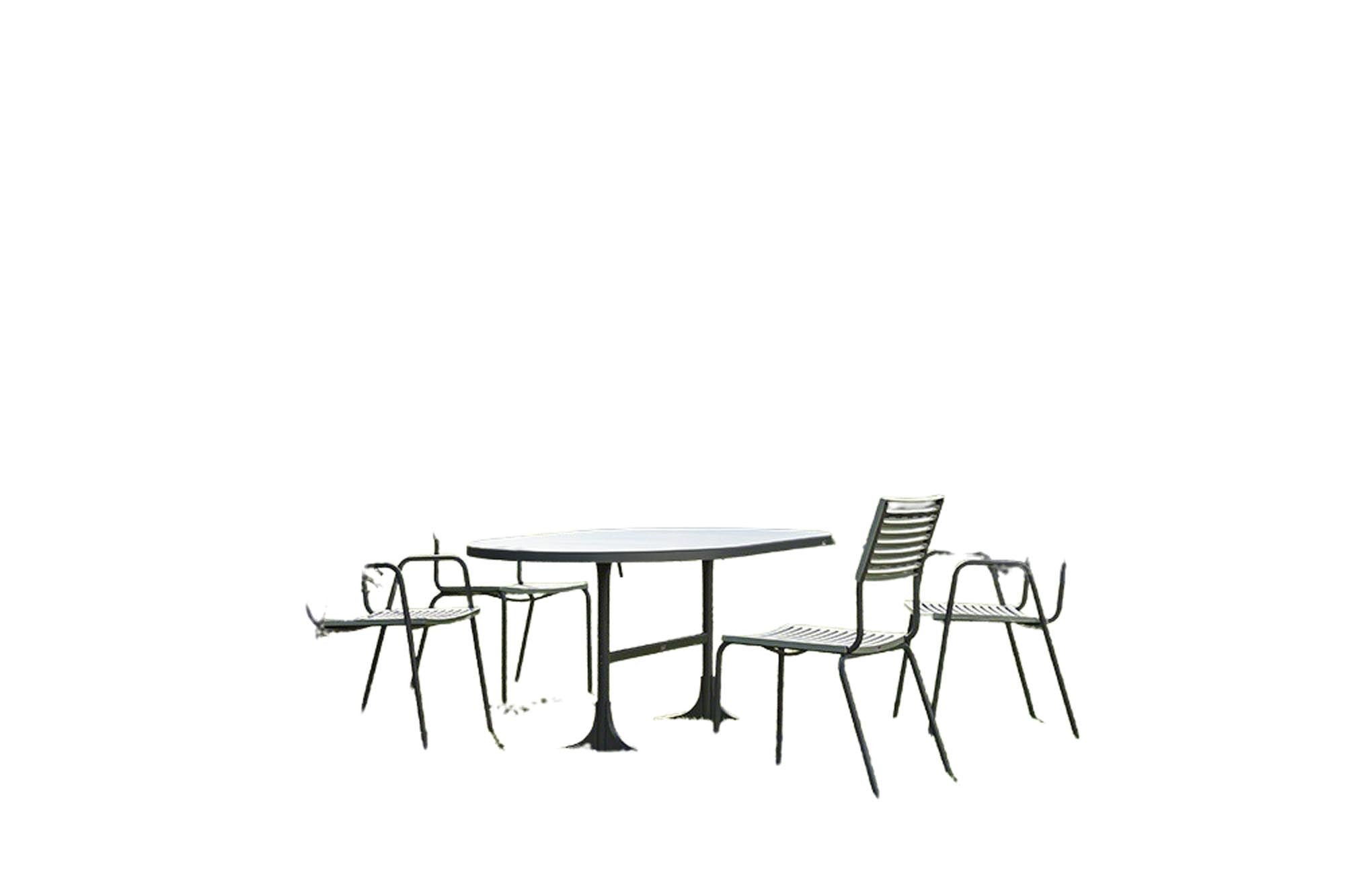 Eleganter, klappbarer Gartentisch aus robusten Glasfaserplatten, 160x95 cm oval, wetterfest, UV-beständig und made in Switzerland – perfekt für Ihren Garten.