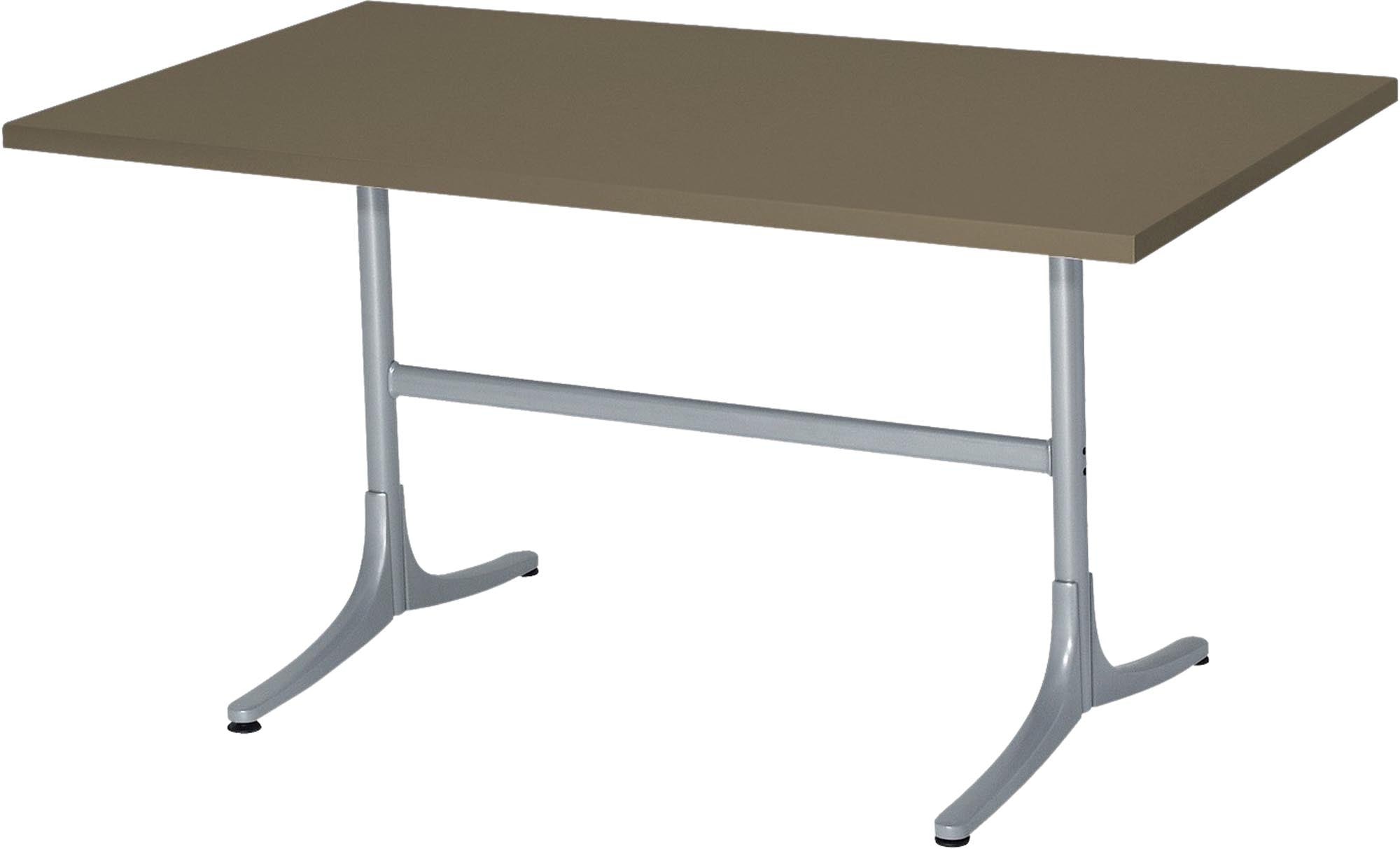 Robuster Metalltisch Arbon 100x65 von Schaffner: Langlebig, flexibel und ideal für jeden Raum. Entdecke die vielseitigen Designs!