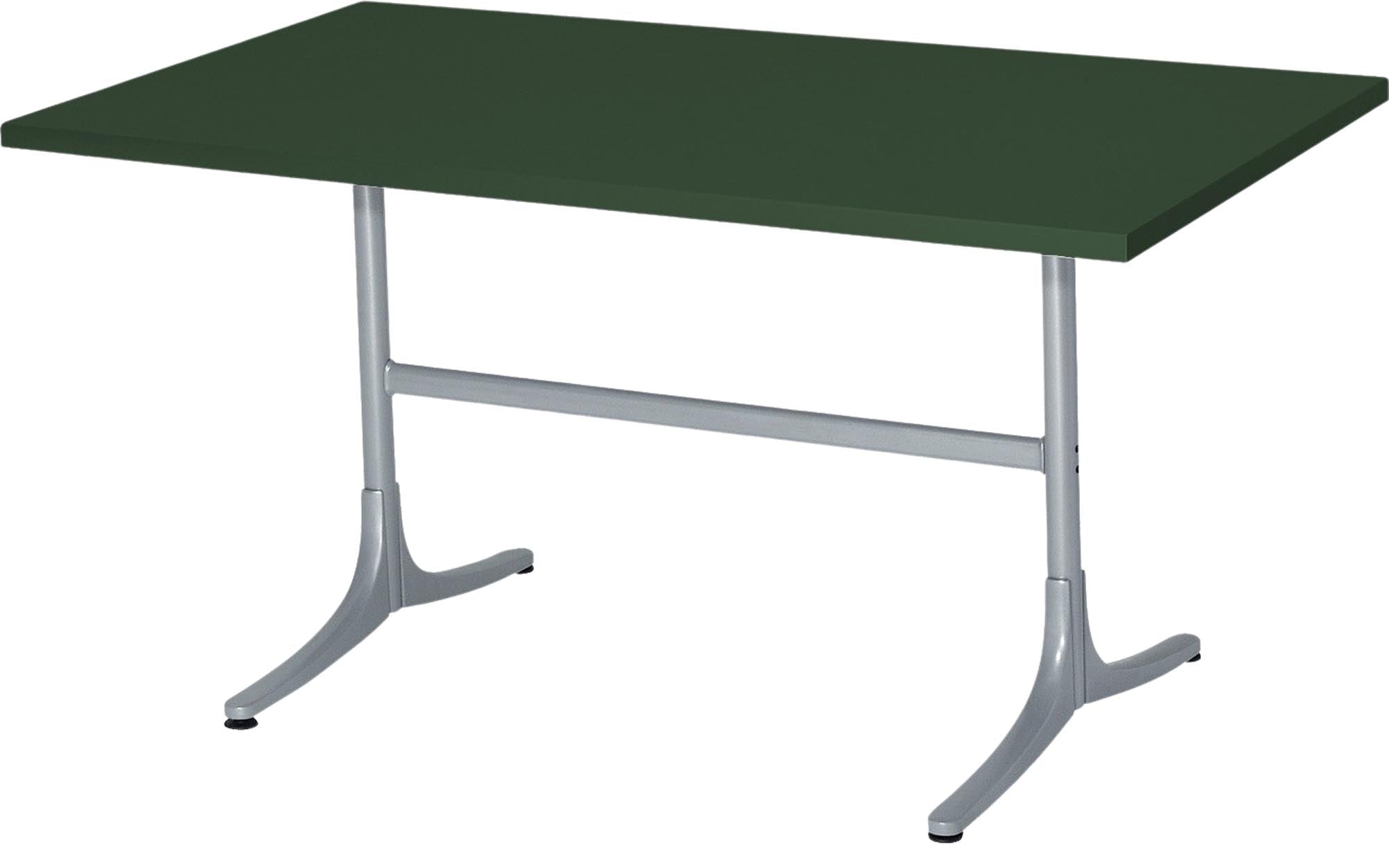 Stilvoller Metalltisch Arbon 140x80 von Schaffner für Terrassen.