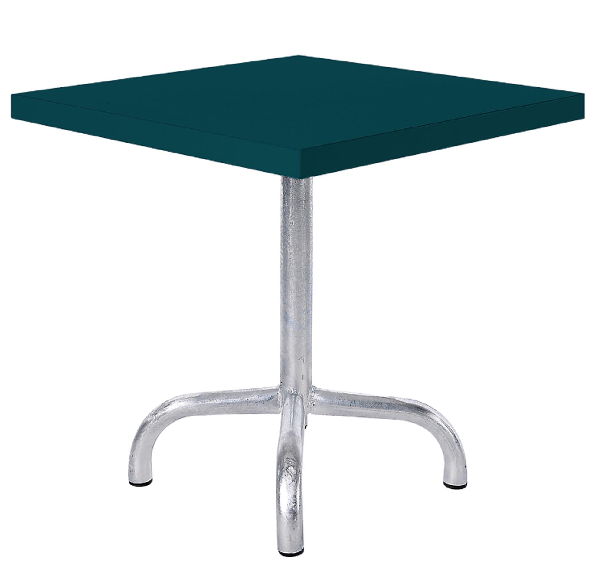 Hochwertiger Säntis Metall-Beistelltisch 50x50 cm von Schaffner, wetterfest, langlebig, mit stabilem Gestell – perfekt für Garten, Balkon und Terrasse.