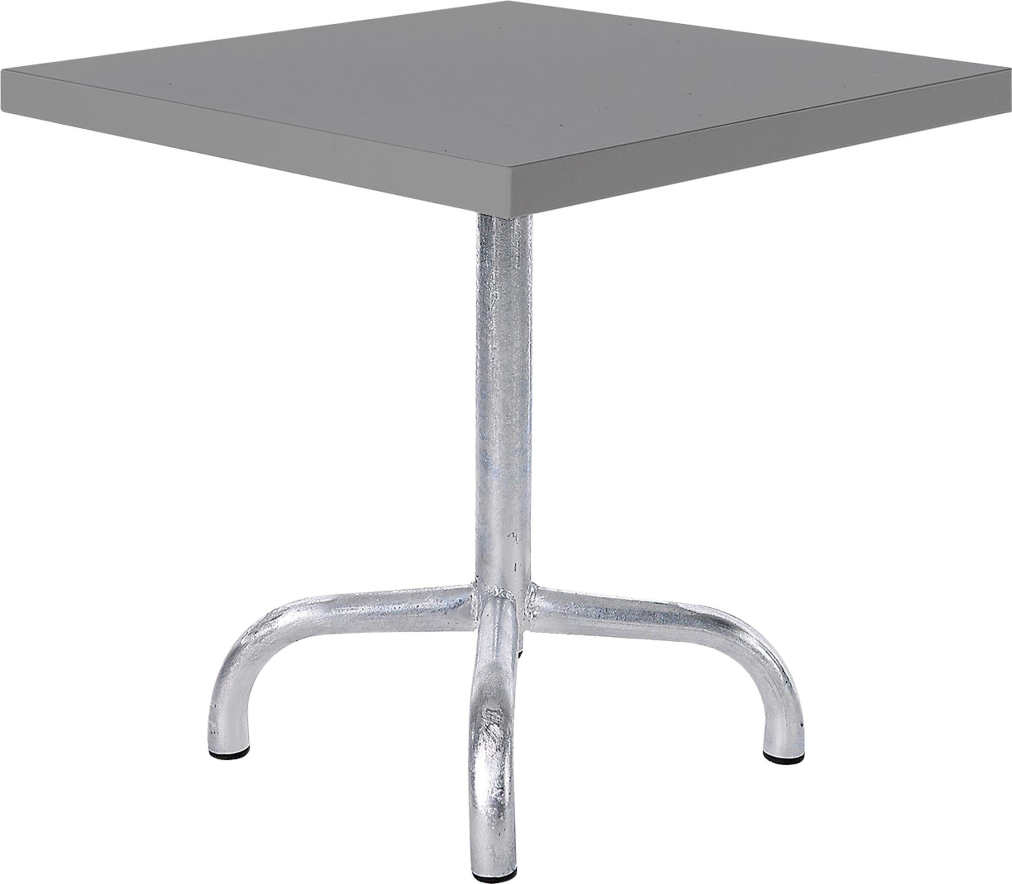 Hochwertiger Säntis Metall-Beistelltisch 50x50 cm für den Outdoor-Bereich, wetterfest, langlebig, stabil mit Bodenausgleich, perfekt für Garten, Balkon und Terrasse.