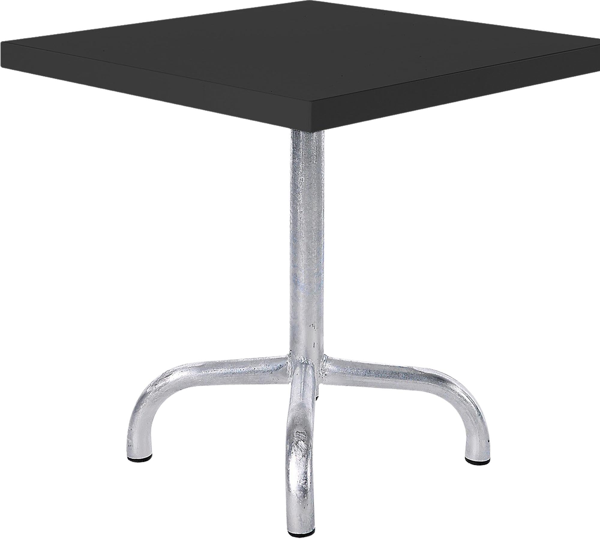 Hochwertiger Säntis Metall-Beistelltisch 50x50 cm für den Outdoor-Bereich, wetterfest, langlebig, stabil mit Bodenausgleich, perfekt für Garten, Balkon und Terrasse.