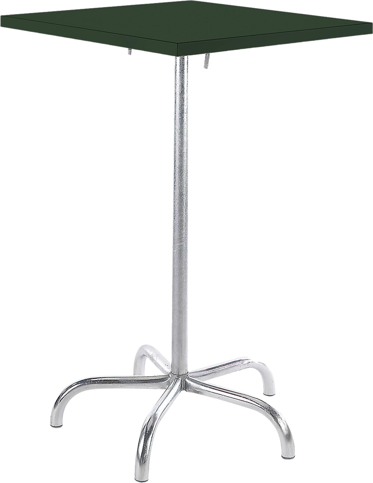 Säntis Metall-Stehtisch Outdoor 80x80 /110 klappbar in Tannengrün / Feuerverzinkt präsentiert im Onlineshop von KAQTU Design AG. Hochtisch Outdoor ist von Schaffner