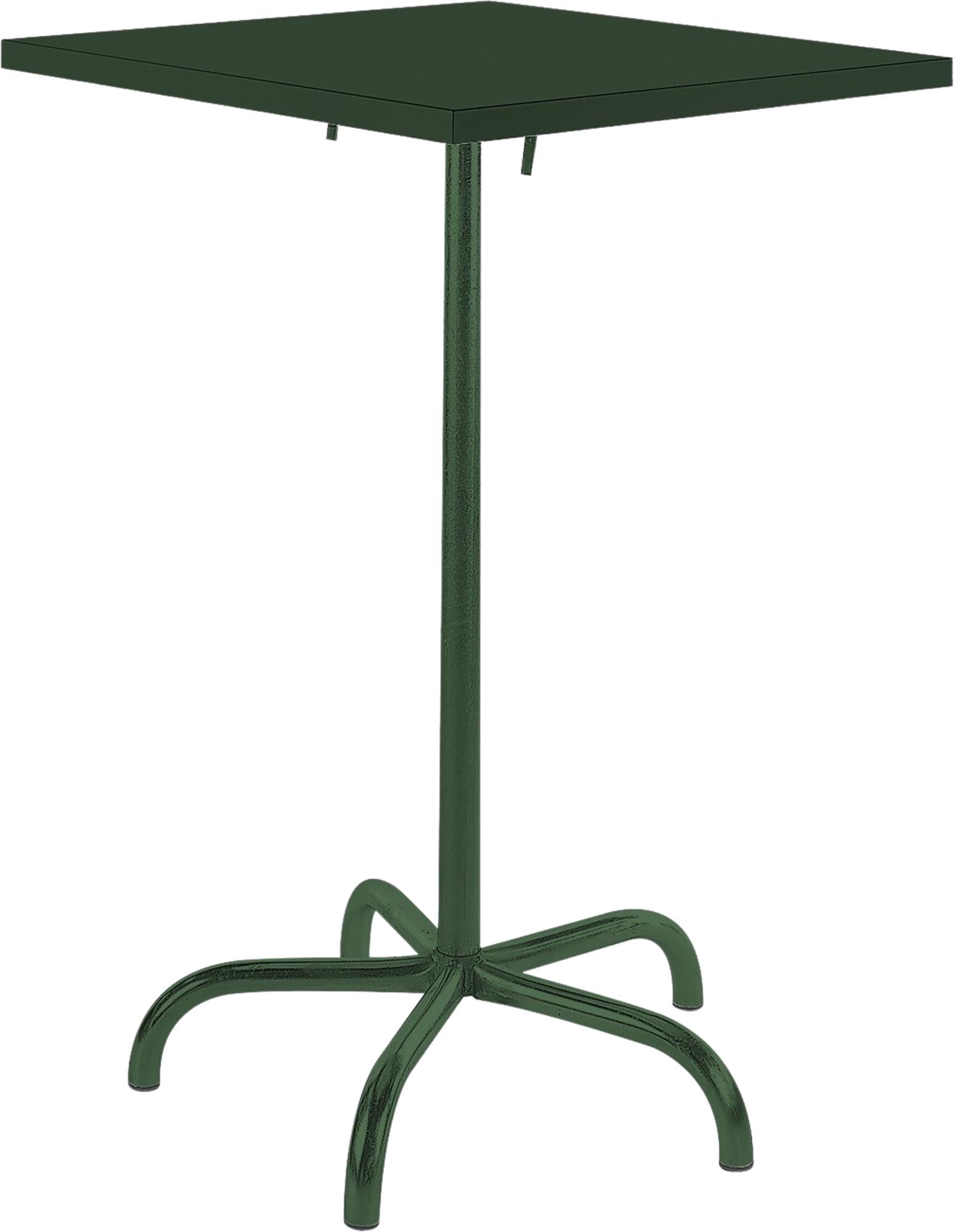 Säntis Metall-Stehtisch Outdoor 80x80 /110 klappbar in Tannengrün präsentiert im Onlineshop von KAQTU Design AG. Hochtisch Outdoor ist von Schaffner