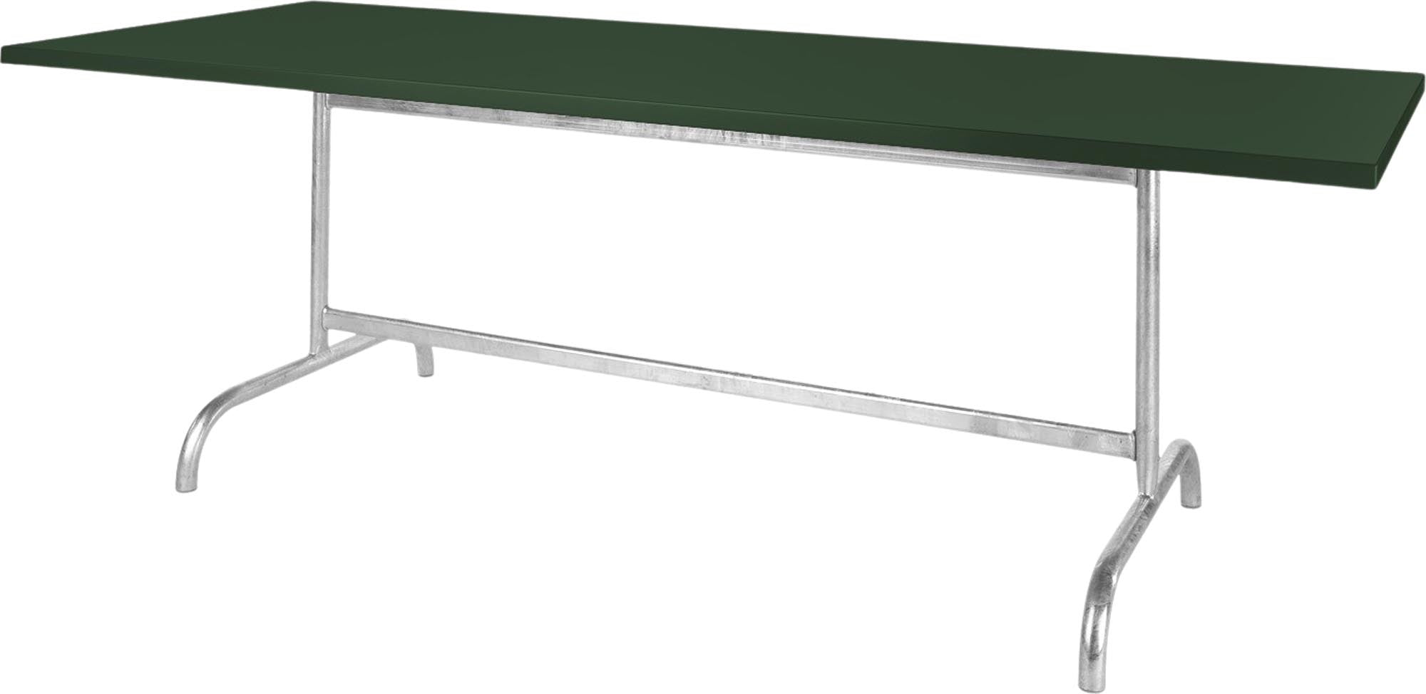 Säntis Metall-Gartentisch 240x80 klappbar in Tannengrün präsentiert im Onlineshop von KAQTU Design AG. Gartentisch ist von Schaffner