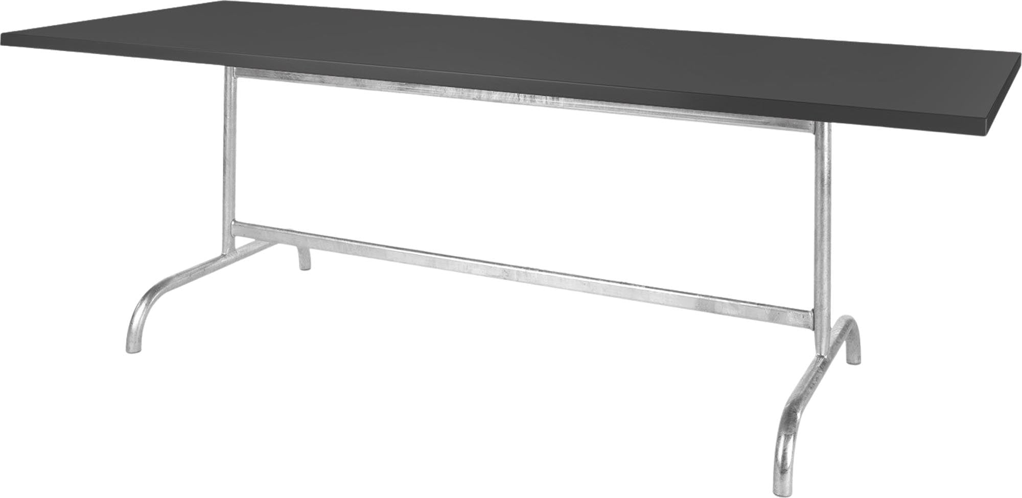 Robuster, klappbarer Metall-Gartentisch 240x80 cm von Schaffner, wetterfest, UV-beständig, leicht zu lagern, langlebig, Swiss Made – perfekt für Garten & Terrasse.