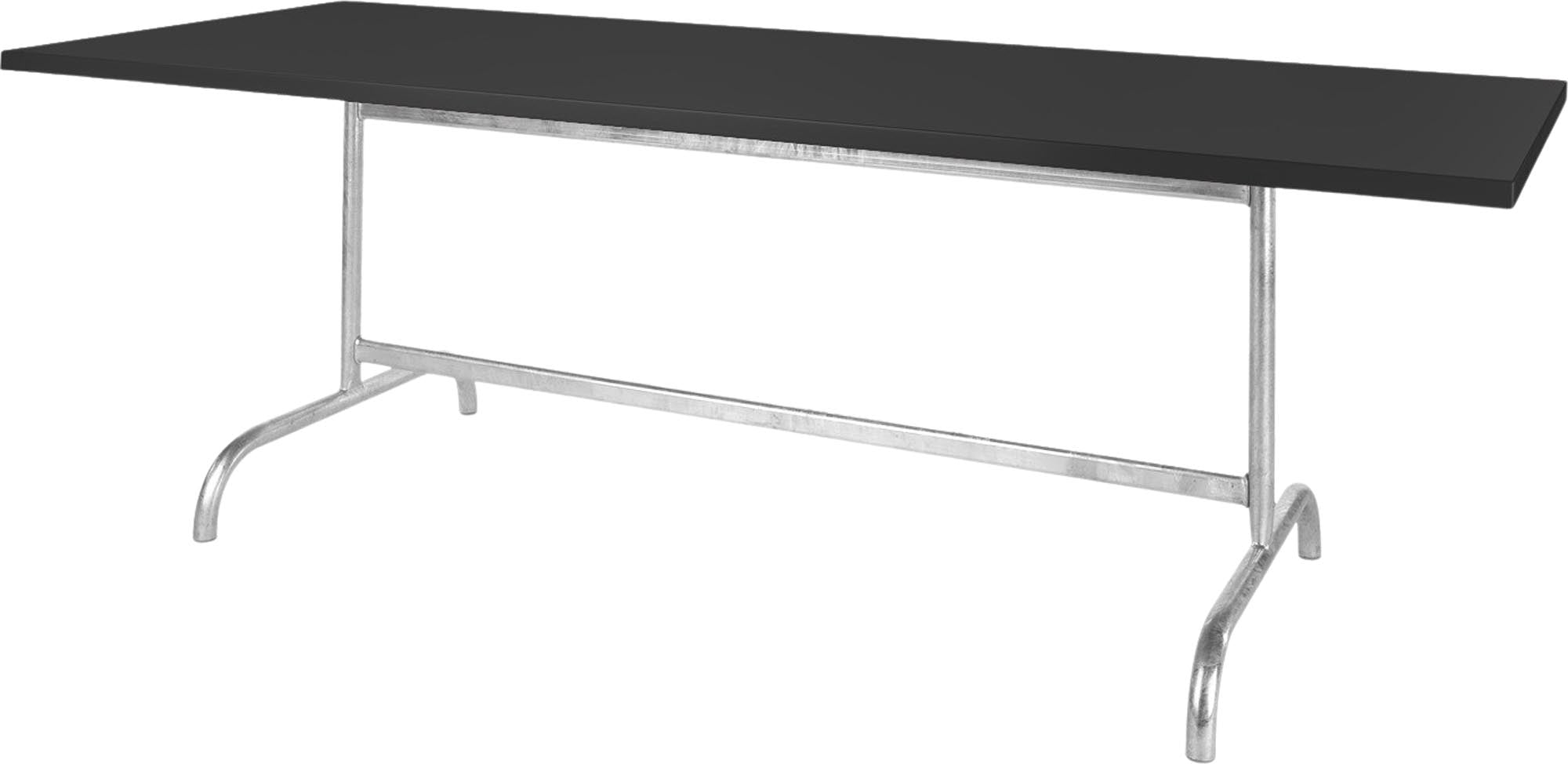 Säntis Metall-Gartentisch 240x80 klappbar in Schwarz präsentiert im Onlineshop von KAQTU Design AG. Gartentisch ist von Schaffner