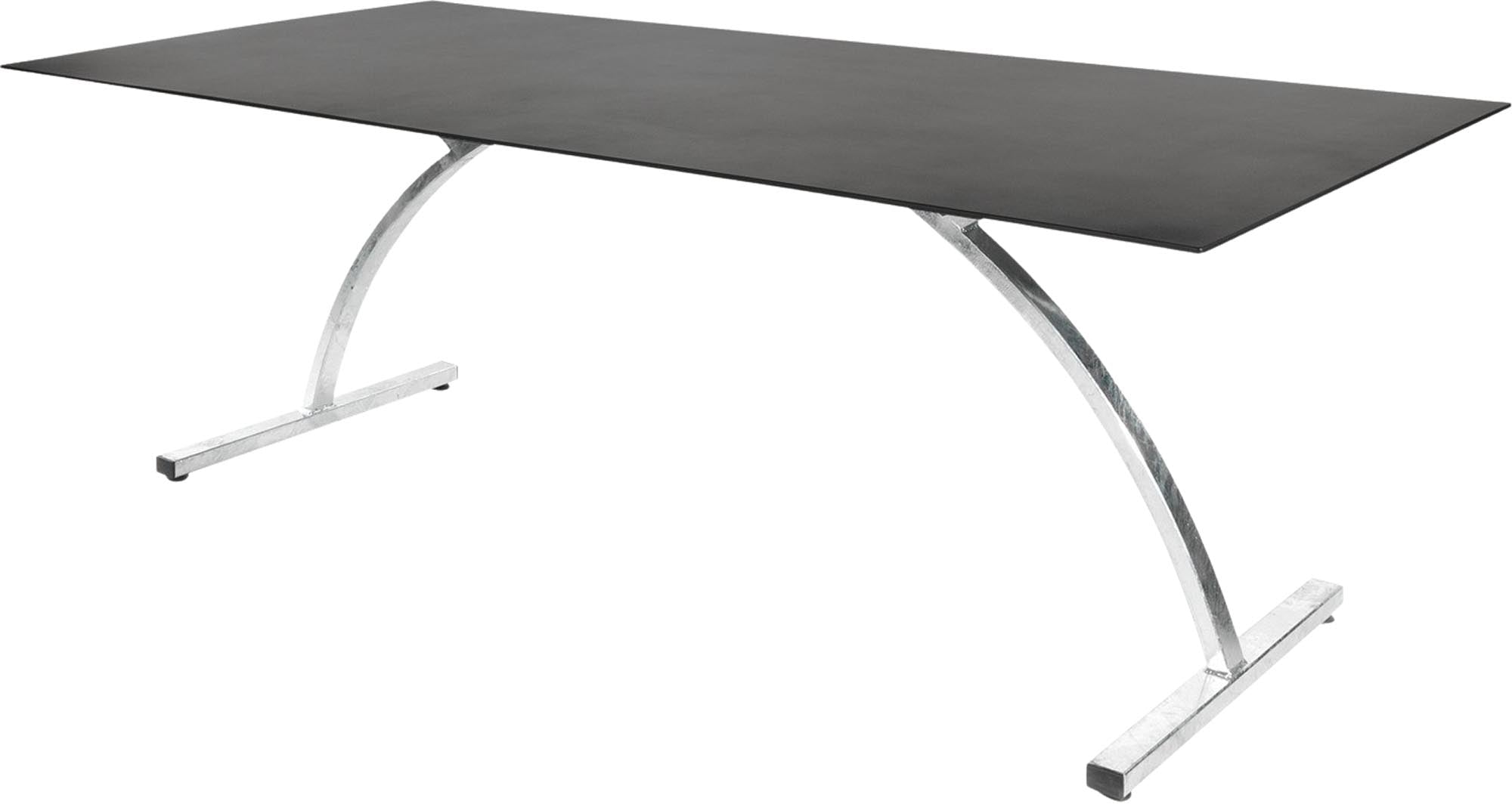 Hochwertiger Bernardino Gartentisch aus Glasfaser, 220x100 cm, klappbar, wetterfest, UV-beständig, pflegeleicht und stabil – ideal für Garten, Balkon oder Terrasse.