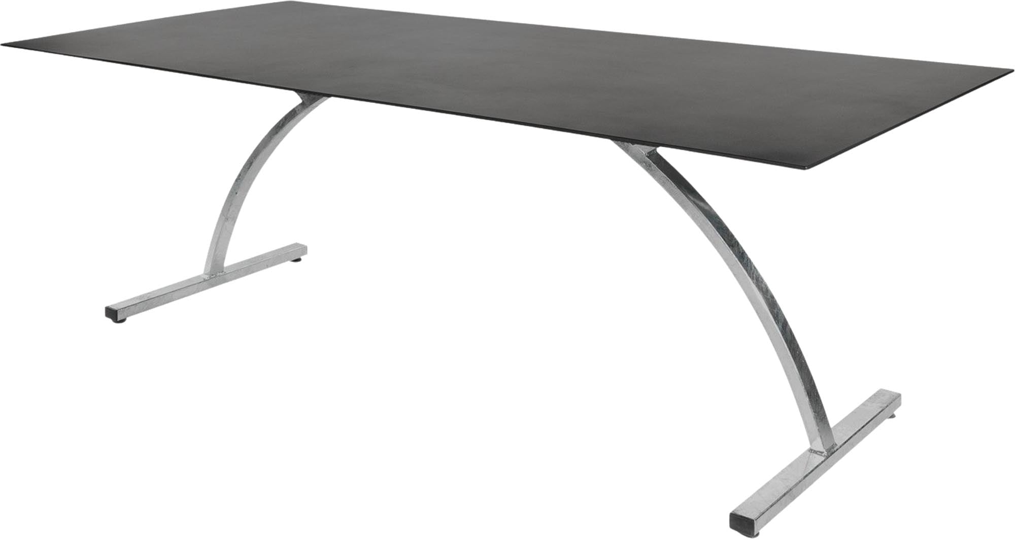 Hochwertiger, wetterfester Bernardino Gartentisch aus Glasfaser, 220x100 cm, klappbar, UV-beständig, pflegeleicht und stilvoll – ideal für Garten, Balkon oder Terrasse.