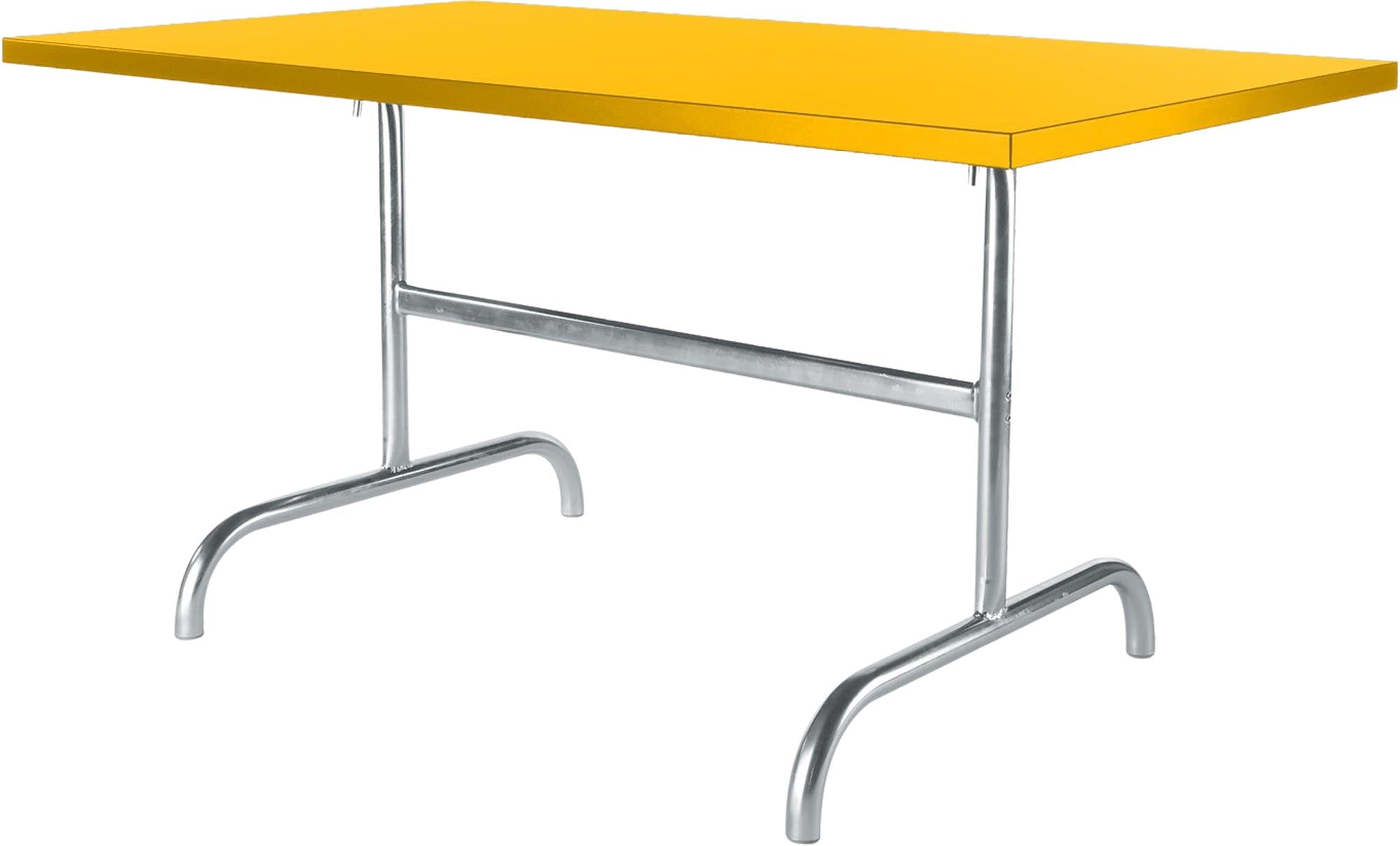 Säntis Metall-Gartentisch 165x90 klappbar in Gelb präsentiert im Onlineshop von KAQTU Design AG. Gartentisch ist von Schaffner
