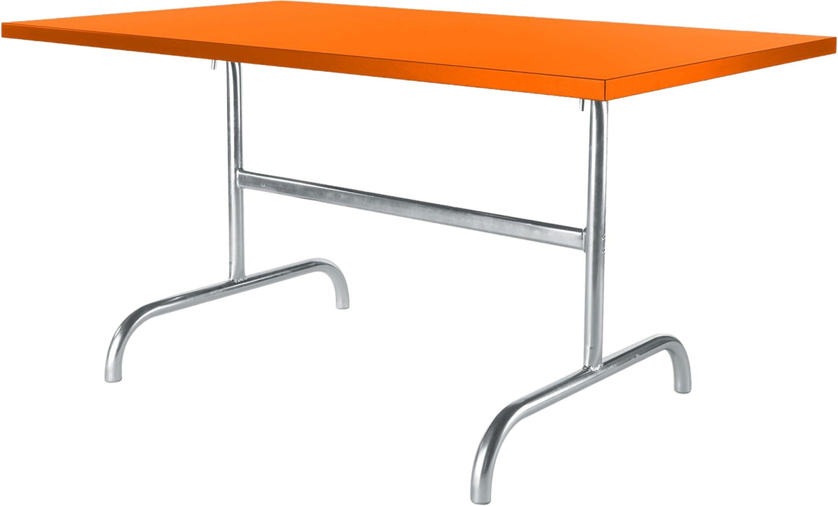 Säntis Metall-Gartentisch 165x90 klappbar in Orange präsentiert im Onlineshop von KAQTU Design AG. Gartentisch ist von Schaffner