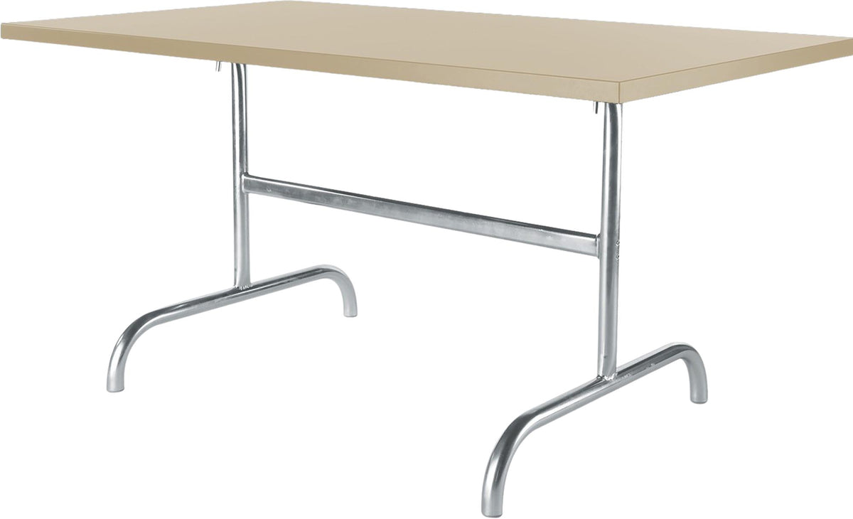Säntis Metall-Gartentisch 165x90 klappbar in Pastellsand präsentiert im Onlineshop von KAQTU Design AG. Gartentisch ist von Schaffner