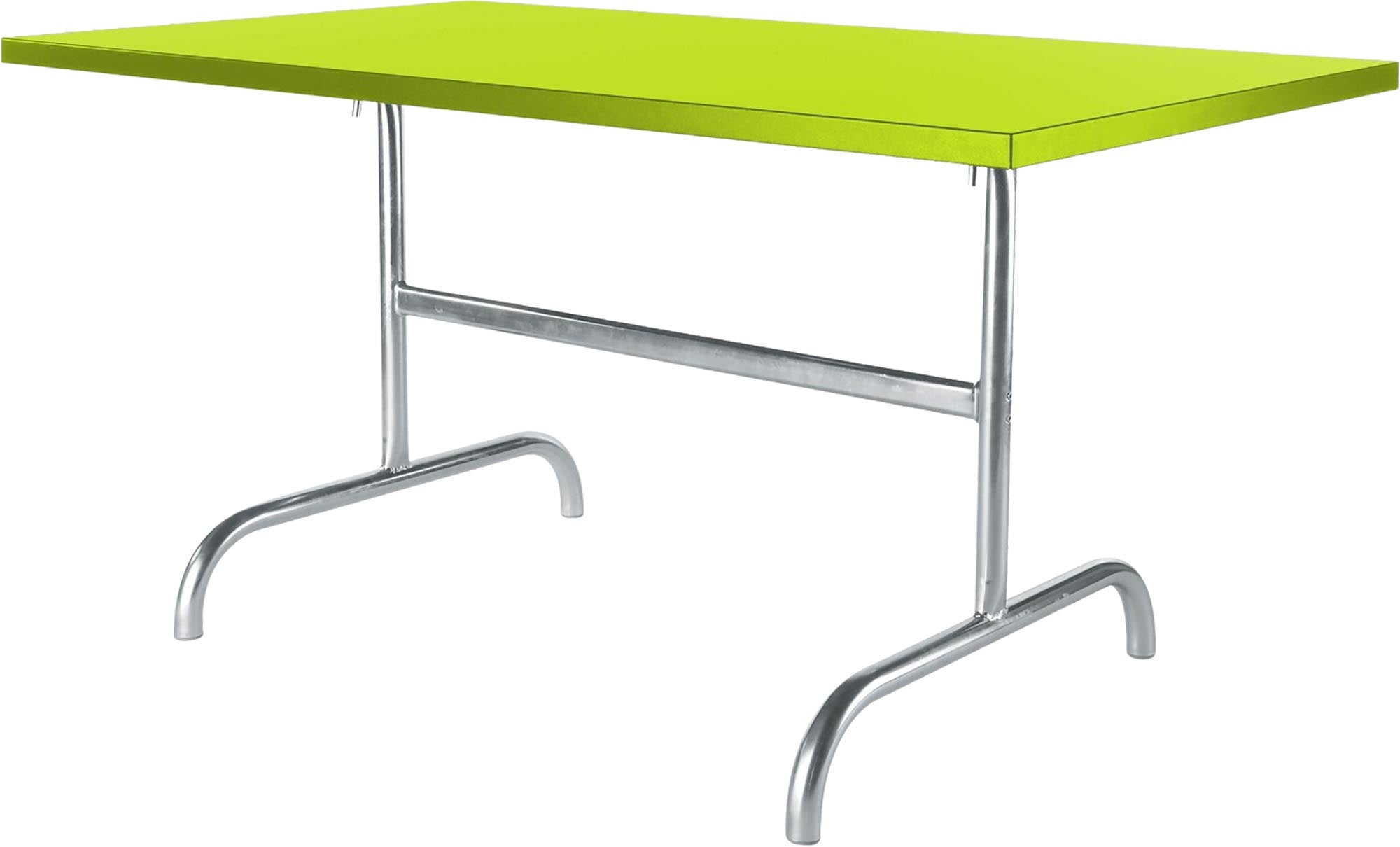 Säntis Metall-Gartentisch 165x90 klappbar in Hellgrün präsentiert im Onlineshop von KAQTU Design AG. Gartentisch ist von Schaffner