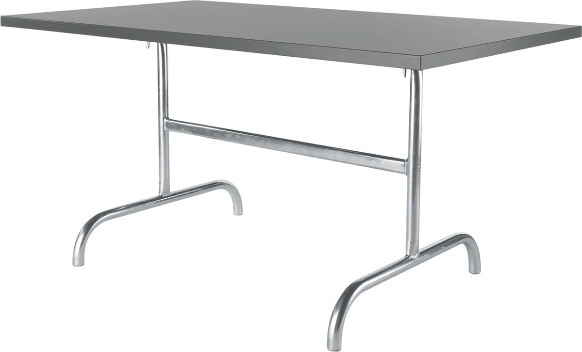 Säntis Metall-Gartentisch 165x90 klappbar in Alusilber präsentiert im Onlineshop von KAQTU Design AG. Gartentisch ist von Schaffner