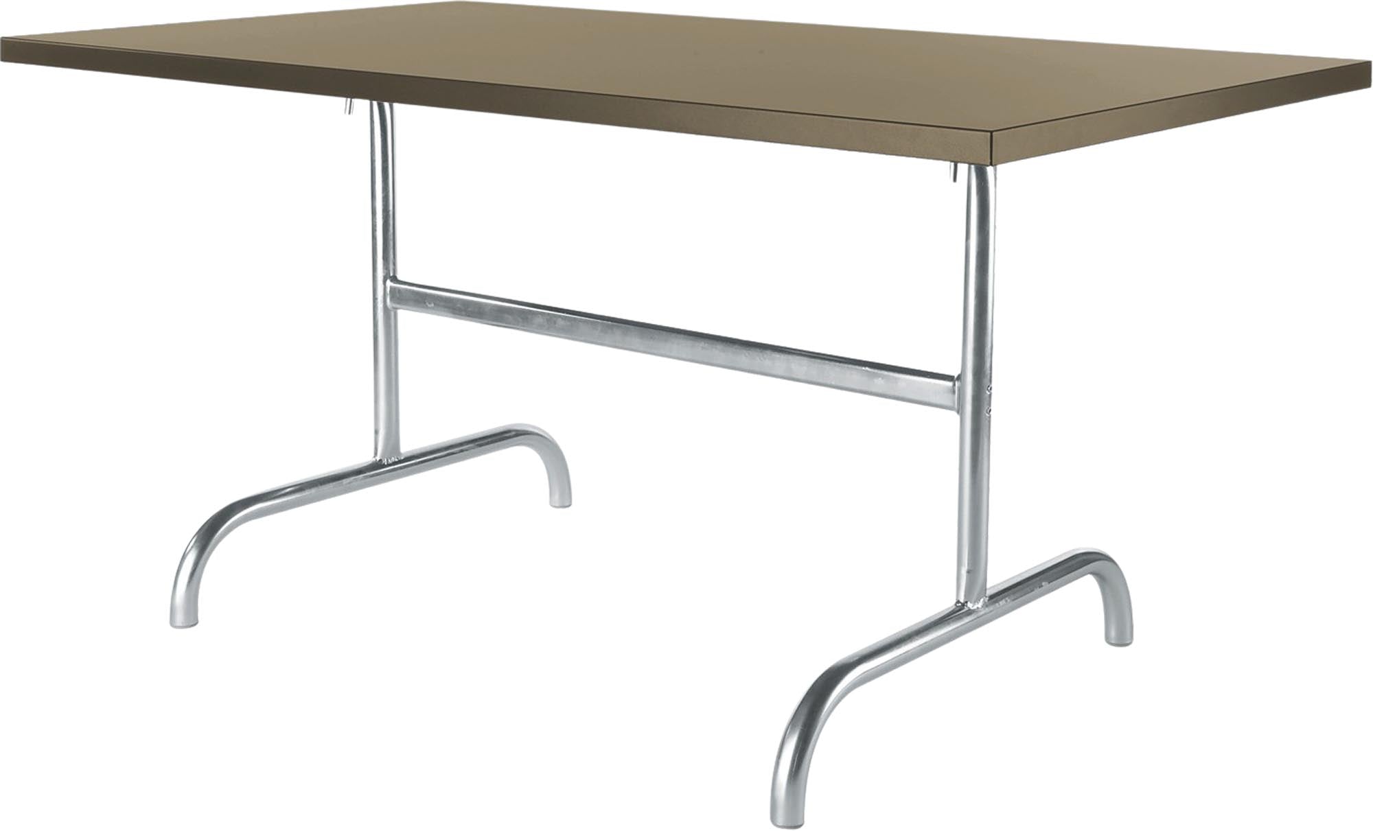 Säntis Metall-Gartentisch 165x90 klappbar in Champagner präsentiert im Onlineshop von KAQTU Design AG. Gartentisch ist von Schaffner