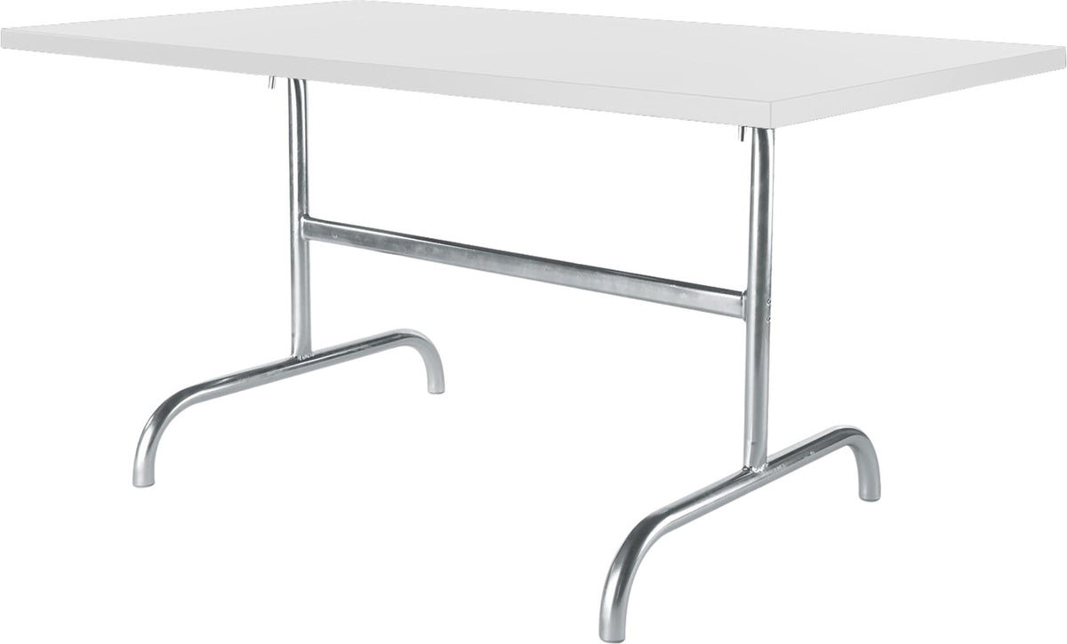 Säntis Metall-Gartentisch 165x90 klappbar in Weiss präsentiert im Onlineshop von KAQTU Design AG. Gartentisch ist von Schaffner