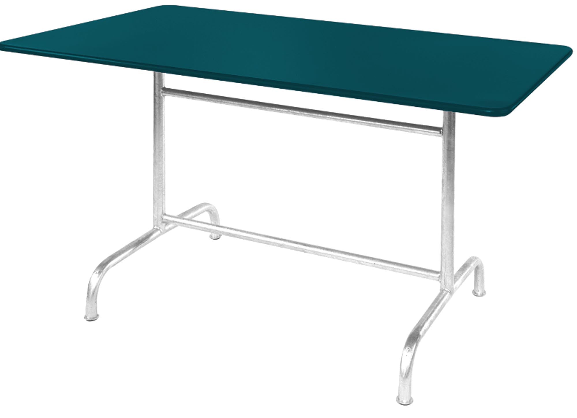 Rigi Metall-Gartentisch 120x70 klappbar in Kaliblau präsentiert im Onlineshop von KAQTU Design AG. Gartentisch ist von Schaffner