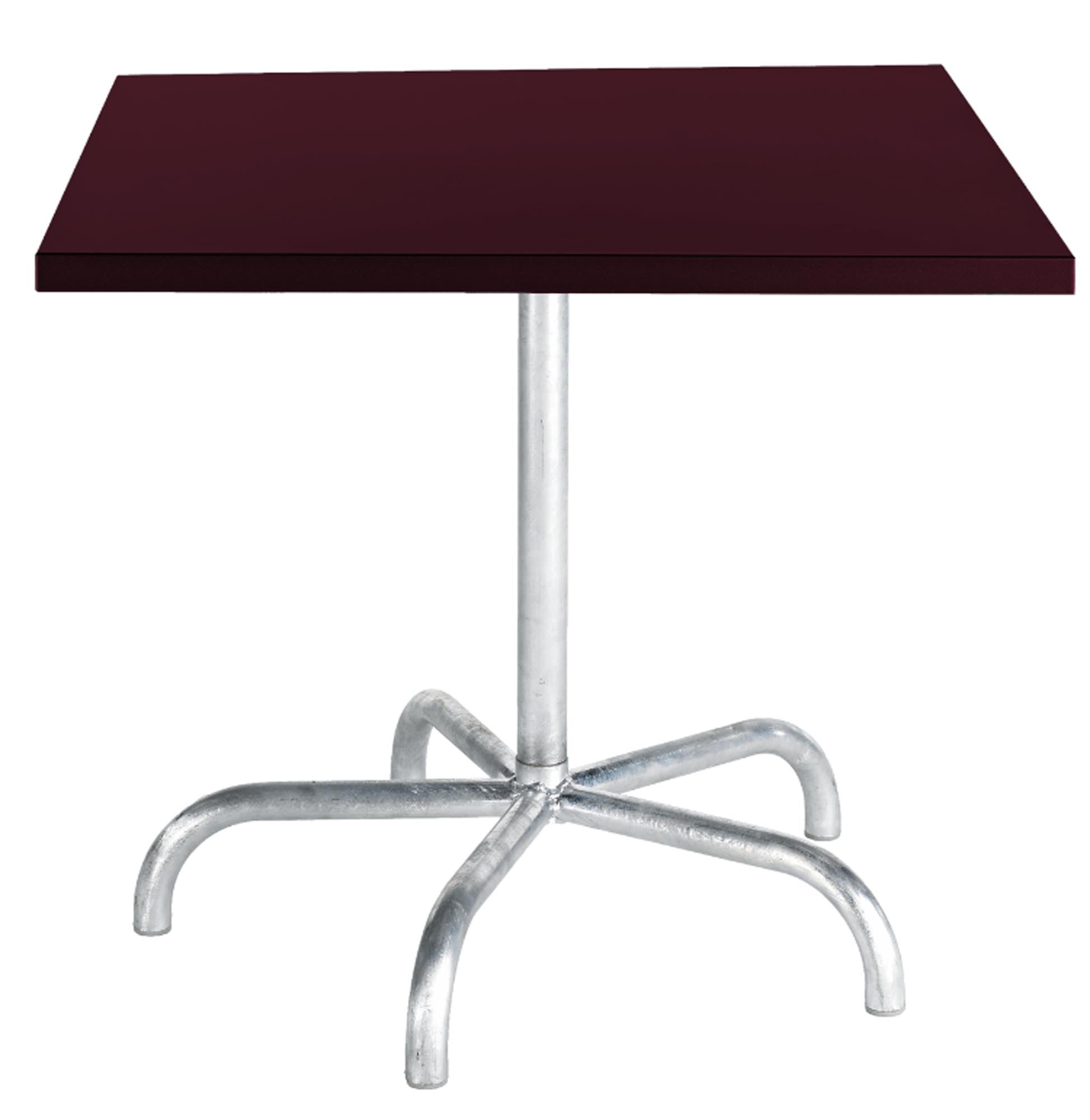 Schaffner Säntis Metall-Gartentisch 80x80, klappbar, wetterfest, robust und stilvoll – perfekt für Garten, Balkon oder Terrasse. Schweizer Qualität.