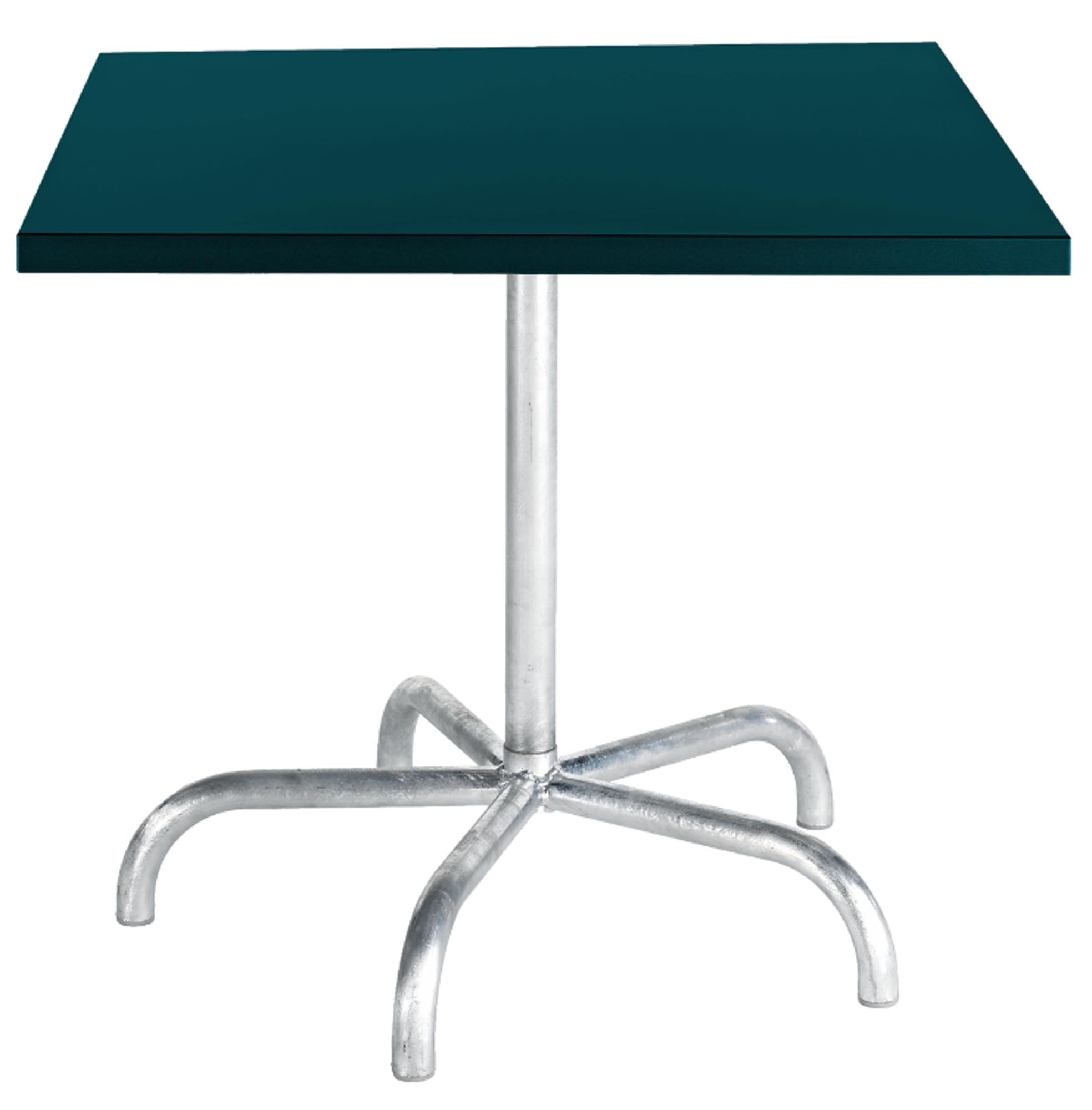 Hochwertiger Schweizer Metall-Gartentisch 80x80 cm, klappbar, wetterfest, stabil und pflegeleicht – perfekt für Garten, Balkon oder Terrasse.