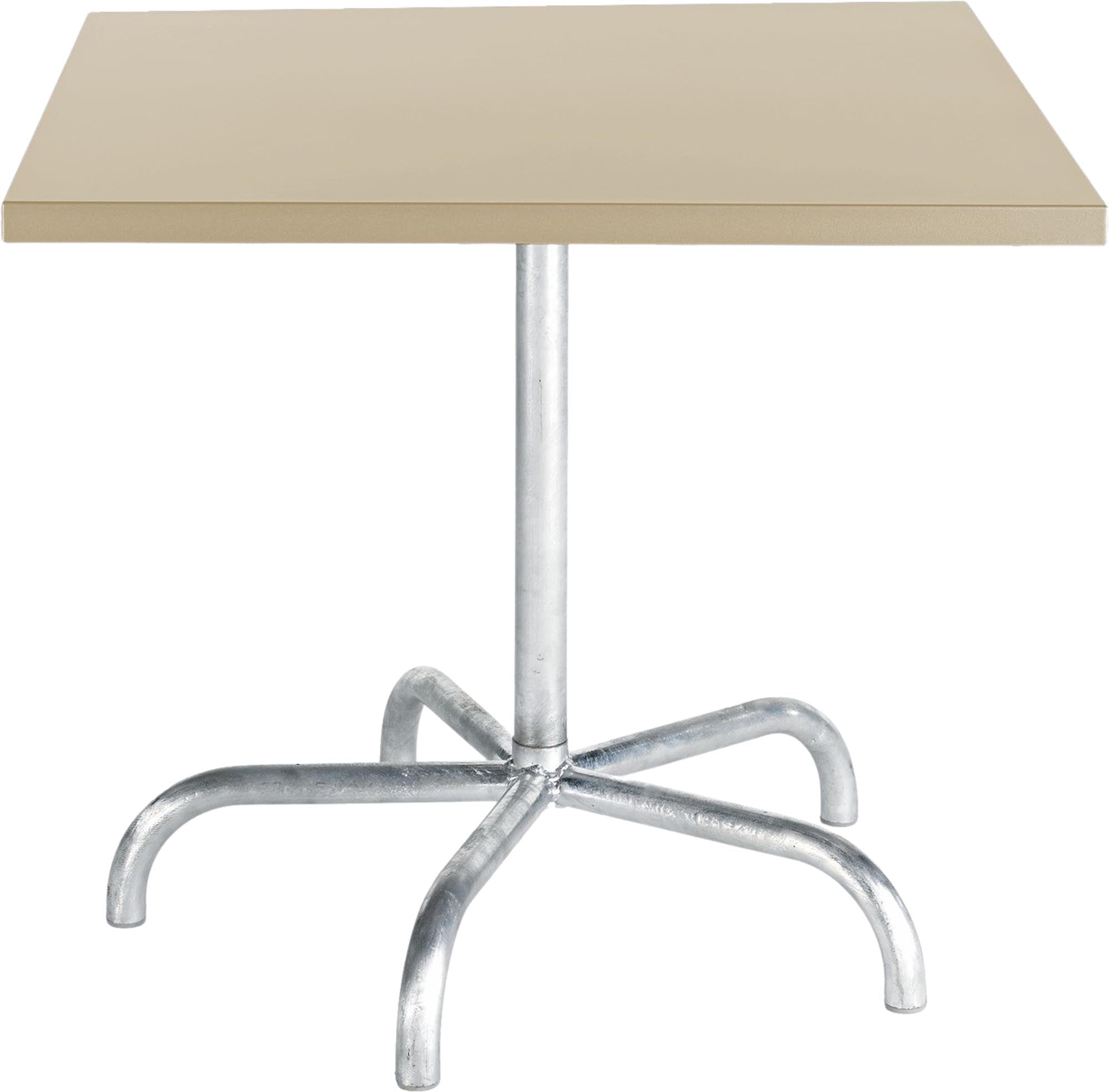 Säntis Metall-Gartentisch 80x80 klappbar in Pastellsand präsentiert im Onlineshop von KAQTU Design AG. Gartentisch ist von Schaffner