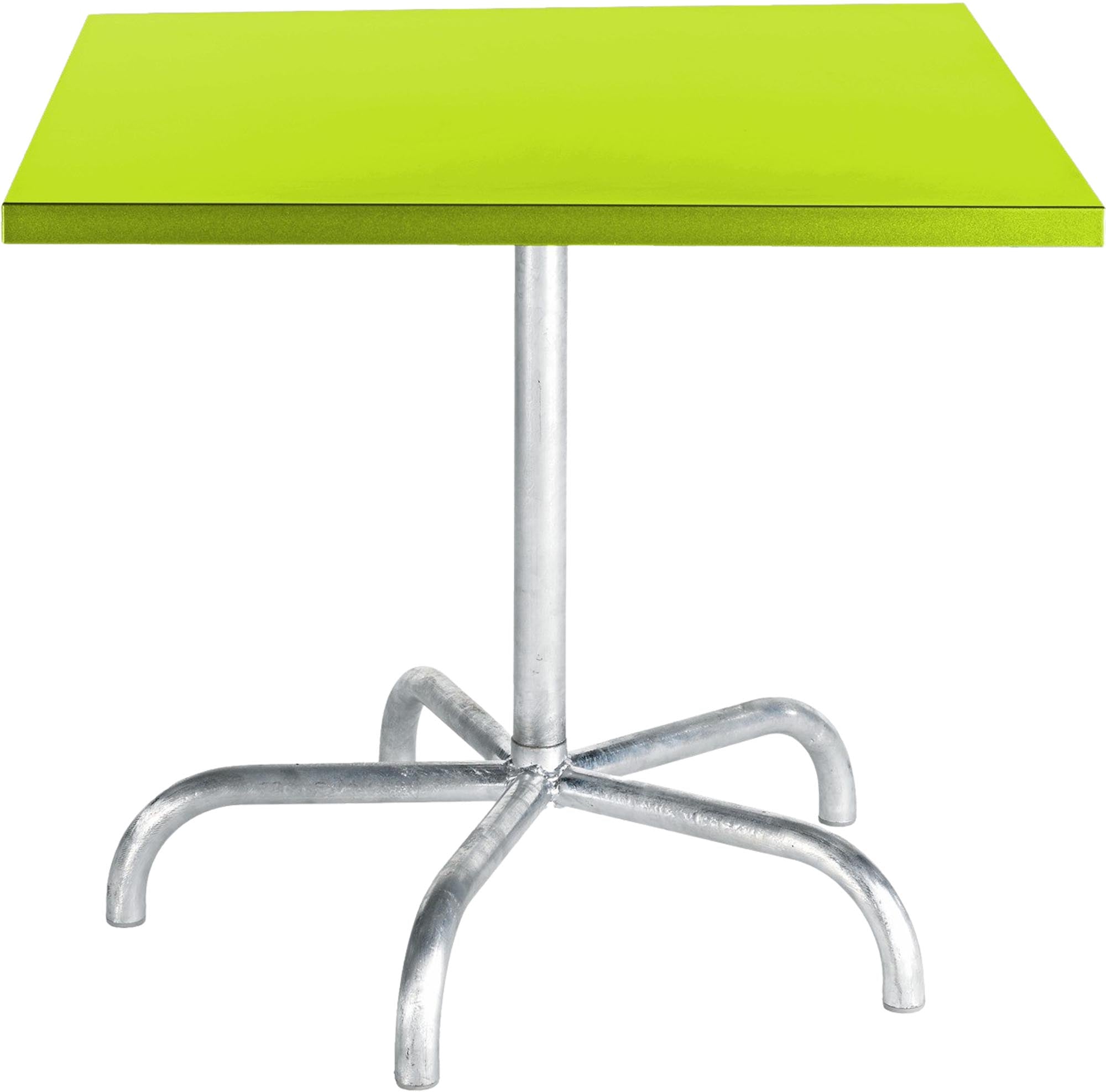 Säntis Metall-Gartentisch 80x80 klappbar in Hellgrün präsentiert im Onlineshop von KAQTU Design AG. Gartentisch ist von Schaffner