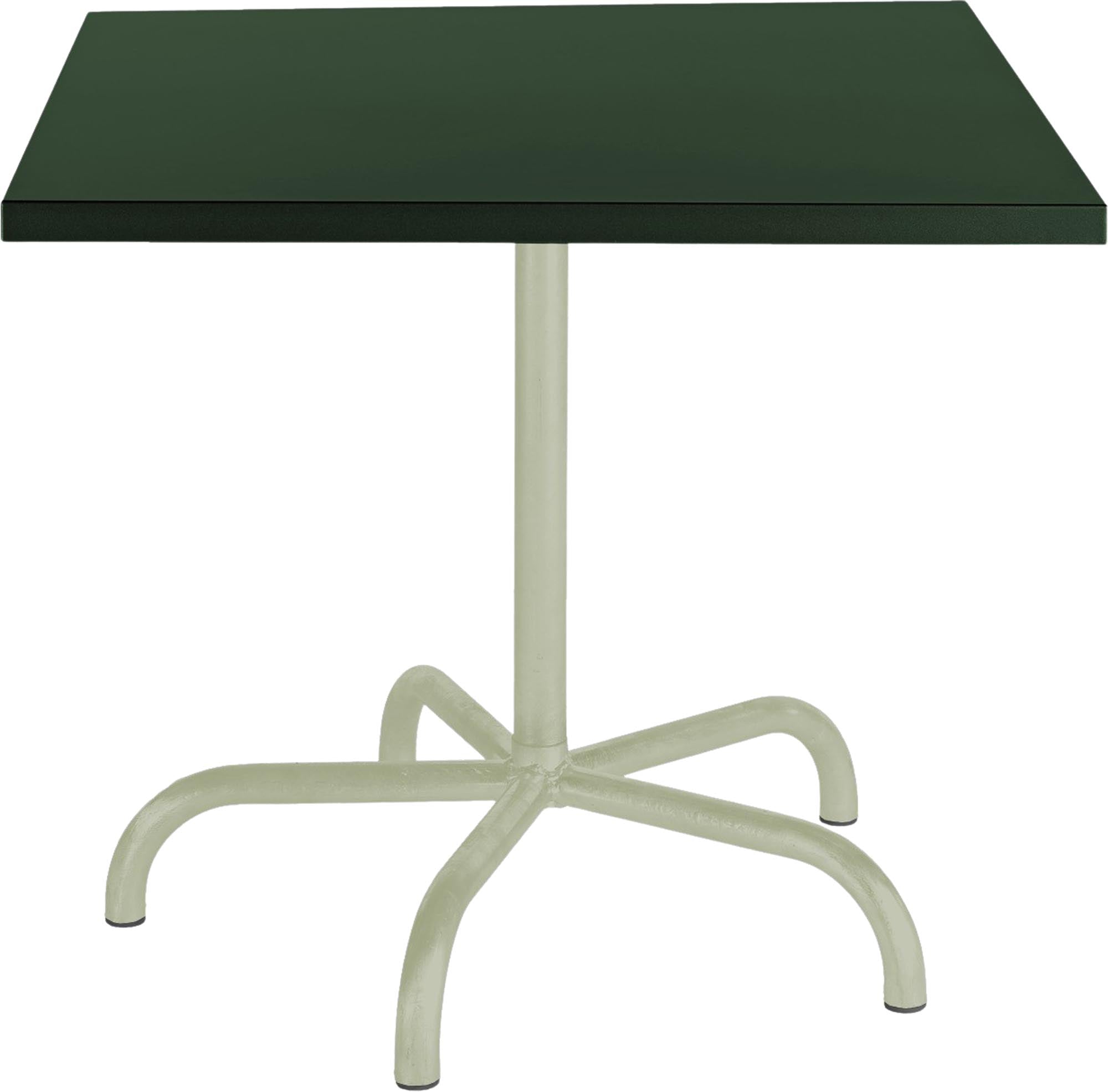 Säntis Metall-Gartentisch 80x80 klappbar in Tannengrün präsentiert im Onlineshop von KAQTU Design AG. Gartentisch ist von Schaffner