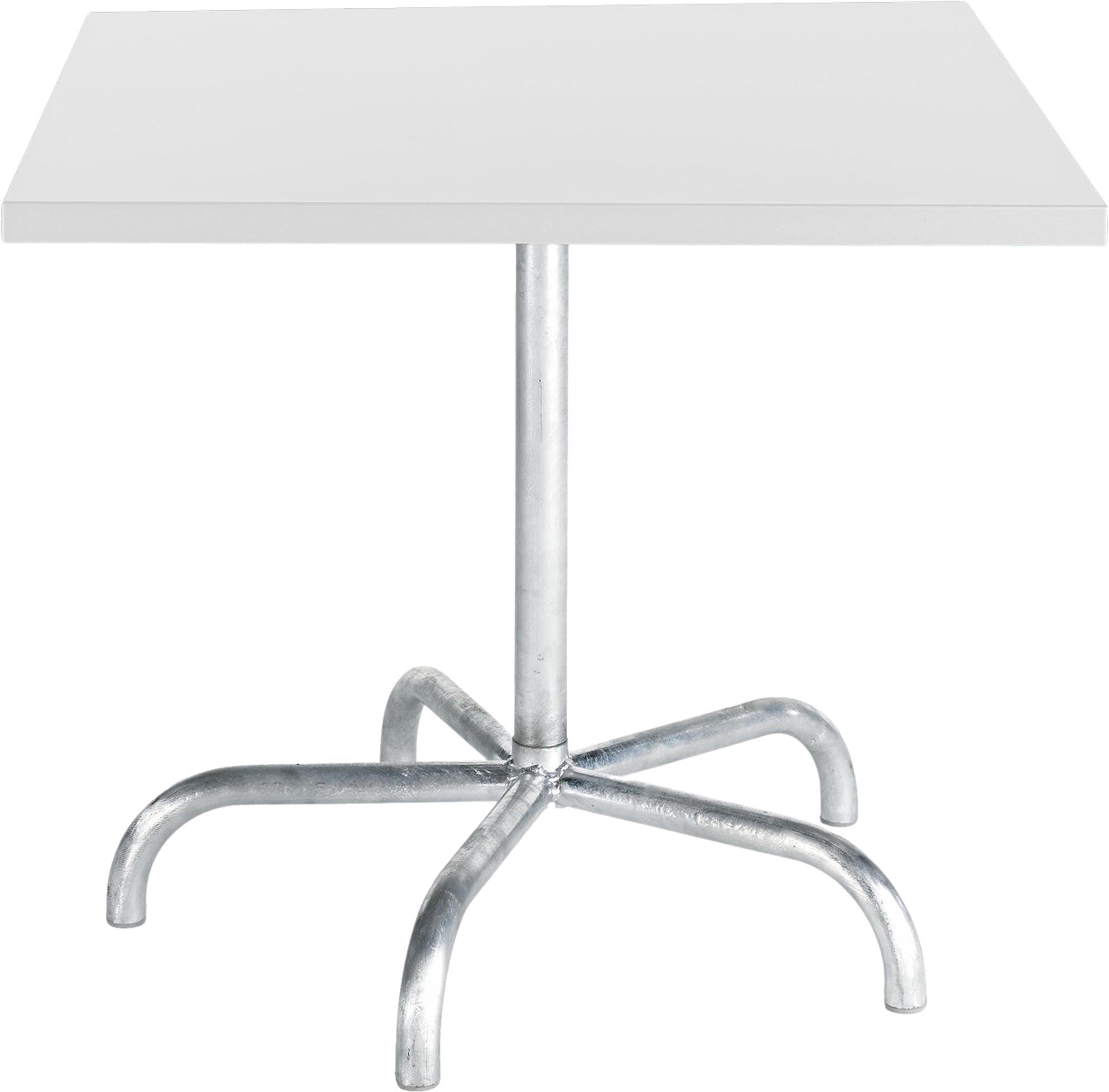 Säntis Metall-Gartentisch 80x80 klappbar in Weiss präsentiert im Onlineshop von KAQTU Design AG. Gartentisch ist von Schaffner