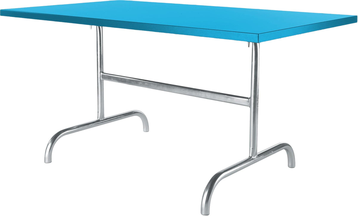 Säntis Metall-Gartentisch 140x80 klappbar in Türkis präsentiert im Onlineshop von KAQTU Design AG. Gartentisch ist von Schaffner