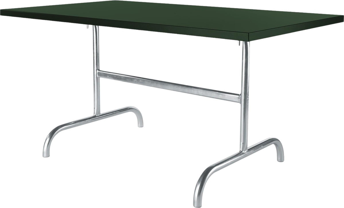 Säntis Metall-Gartentisch 140x80 klappbar in Tannengrün präsentiert im Onlineshop von KAQTU Design AG. Gartentisch ist von Schaffner