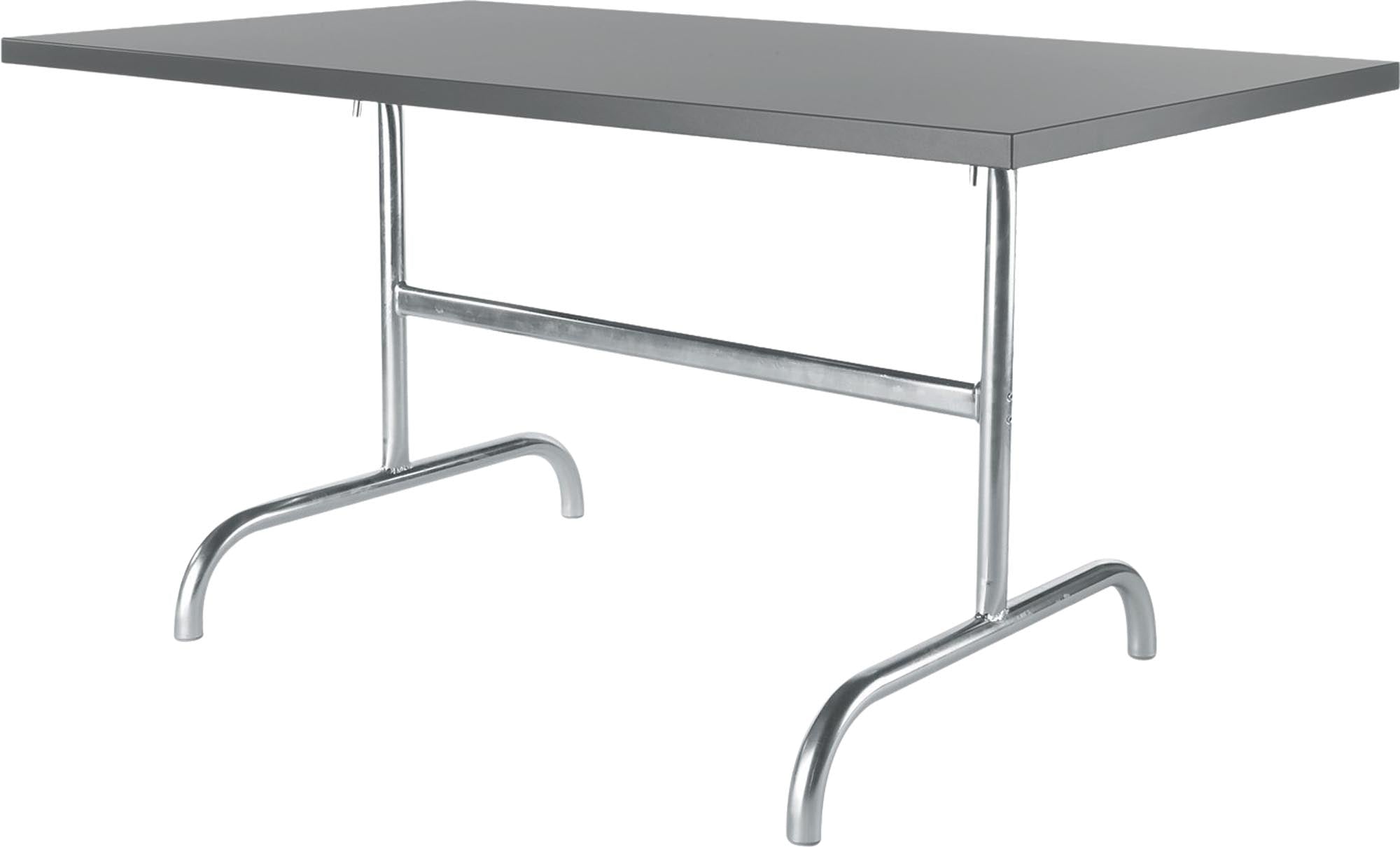 Eleganter klappbarer Gartentisch Säntis aus robustem Metall, ideal für gesellige Abende im Freien oder auf der Terrasse.