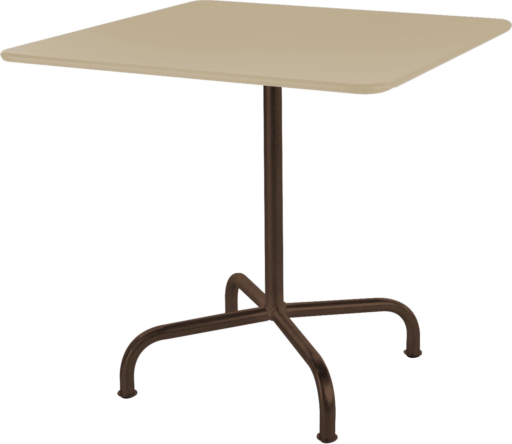 Entdecken Sie den stilvollen Tisch Rigi 80 x 80 cm von Schaffner – ideal für Ihre Terrasse oder den Balkon, robust und elegant.